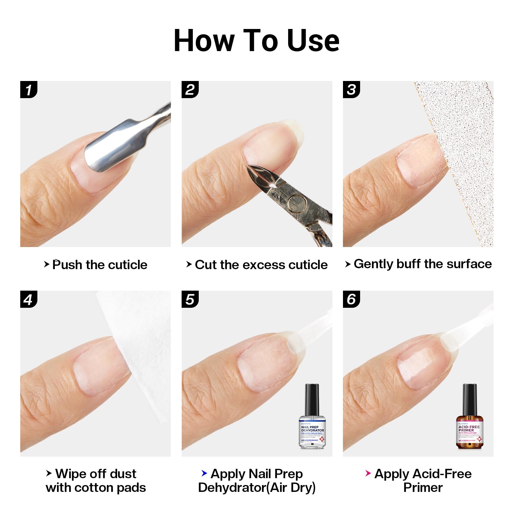 Nail care product Glamonade dehydrator for prep before base coat
