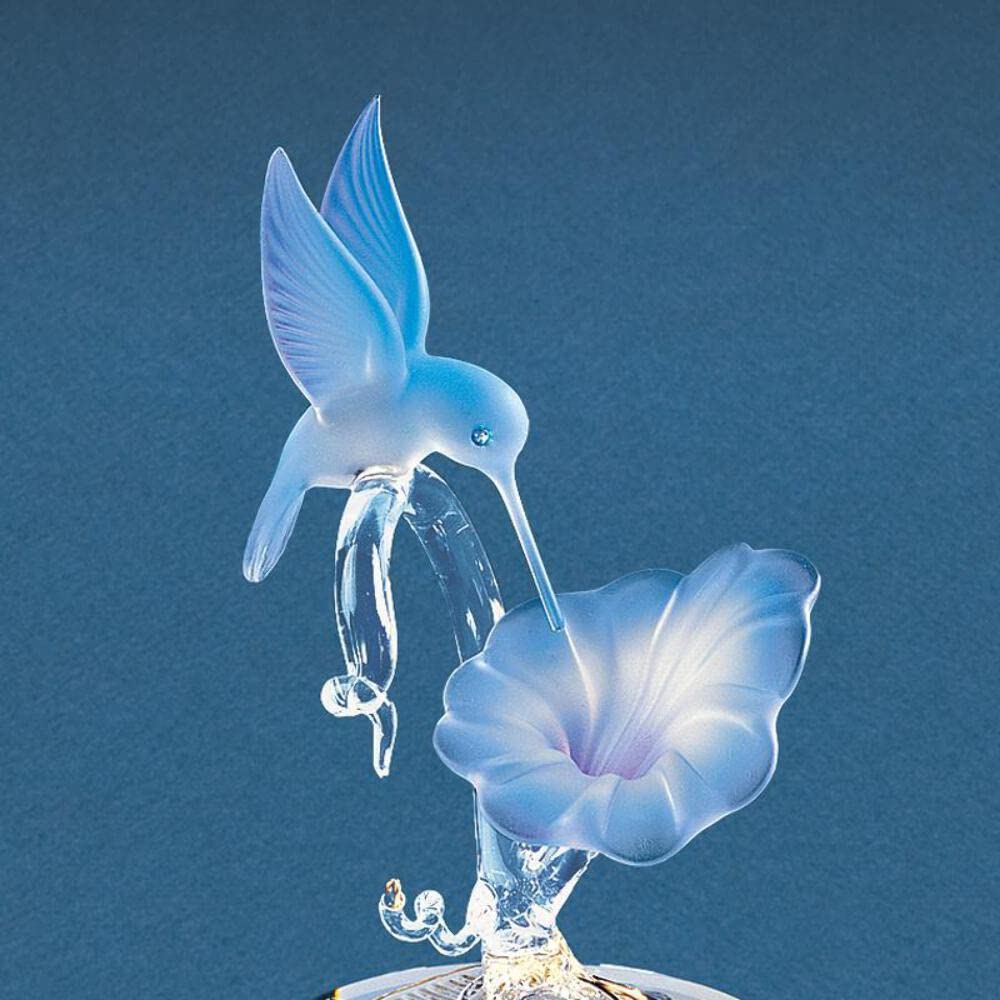 Glass Baron F4 347B glass figurine with Swarovski crystal
