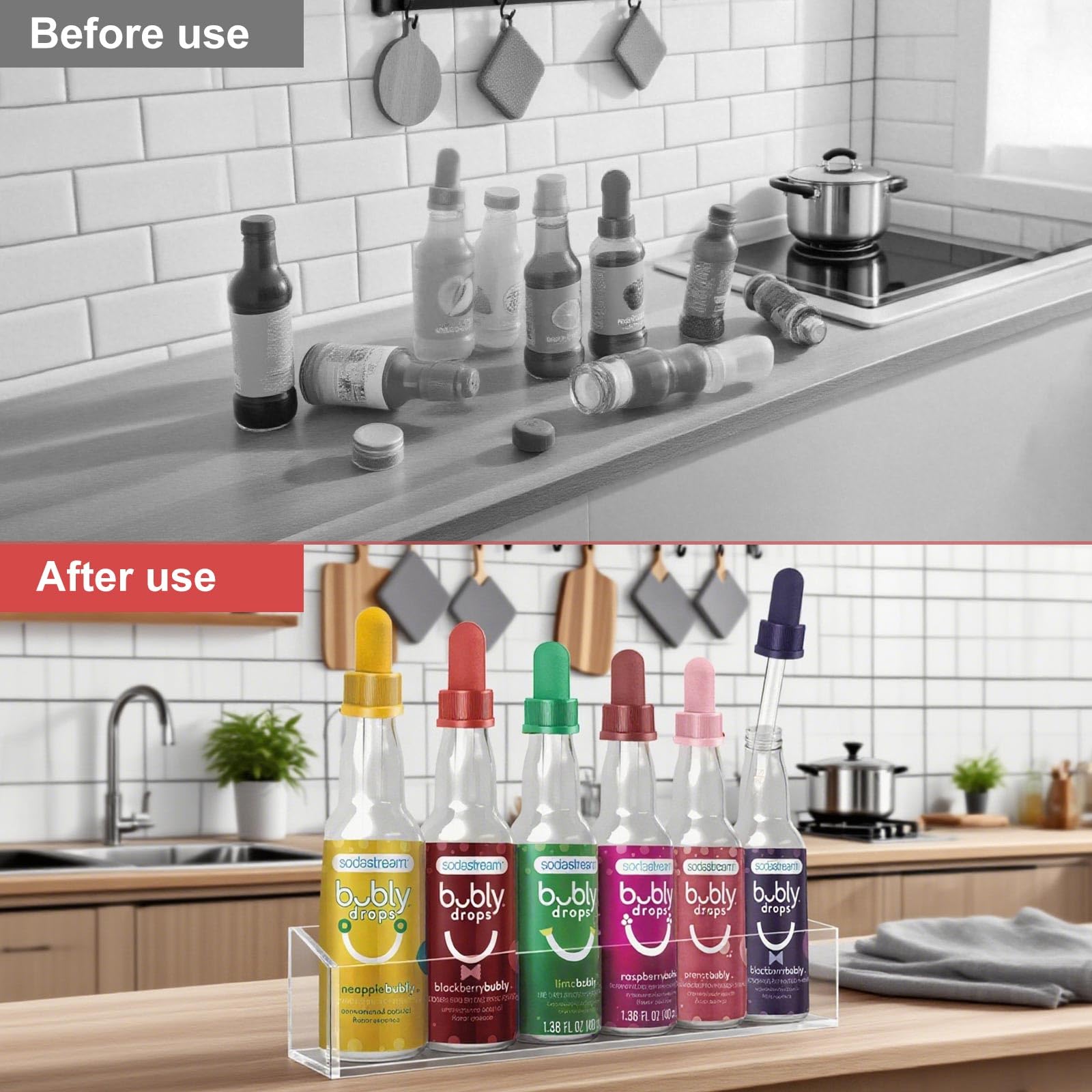 Color coded silicone suction bulbs for flavor management