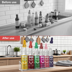 Color coded silicone suction bulbs for flavor management