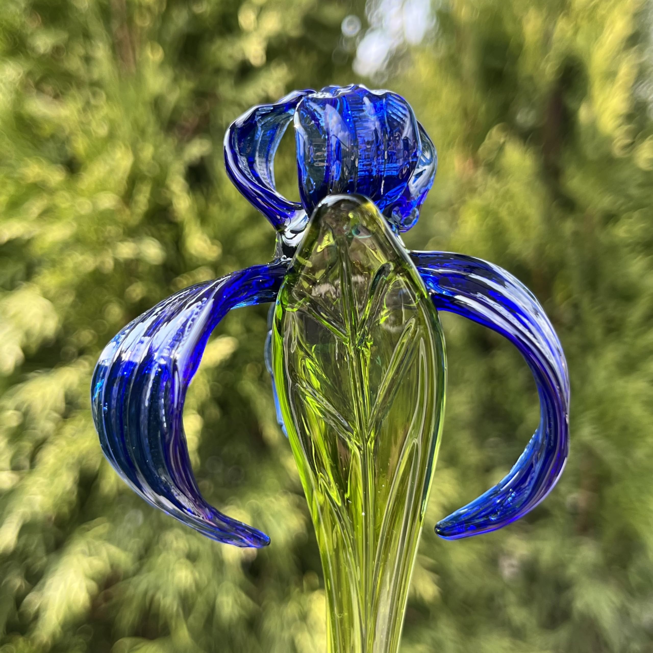 Decorative iris glass figurine collectible gift