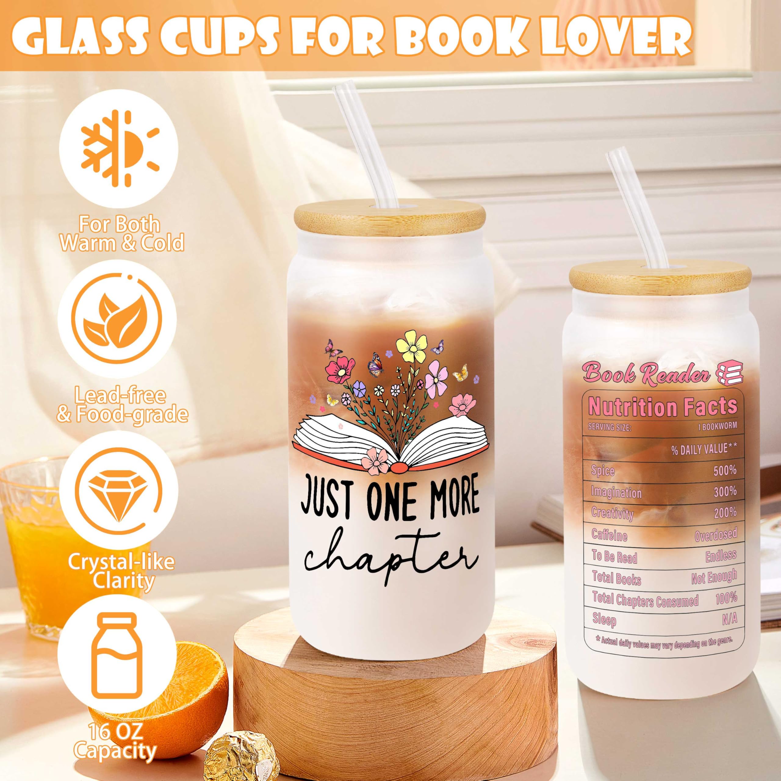 glass straw for drinking cup