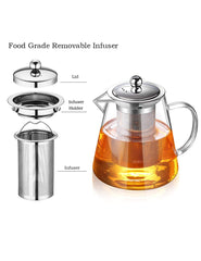TMOST stovetop safe glass teapot 32oz