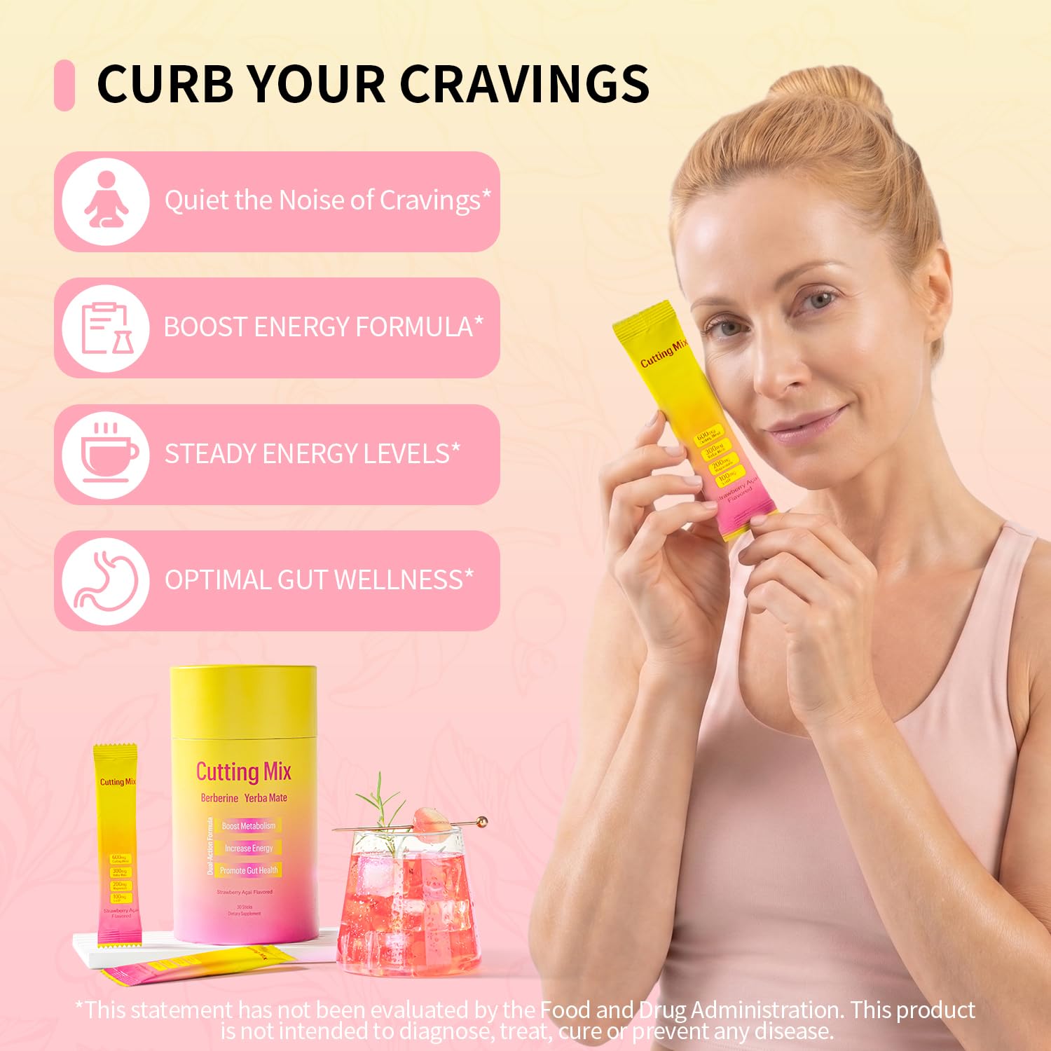 Strawberry Aa flavor stick from GLEAMETT Cutting Drink Mix