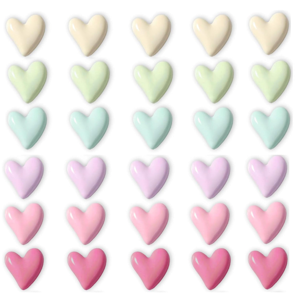 GLFYJOU 30Pcs fridge magnets packaging and assorted colors