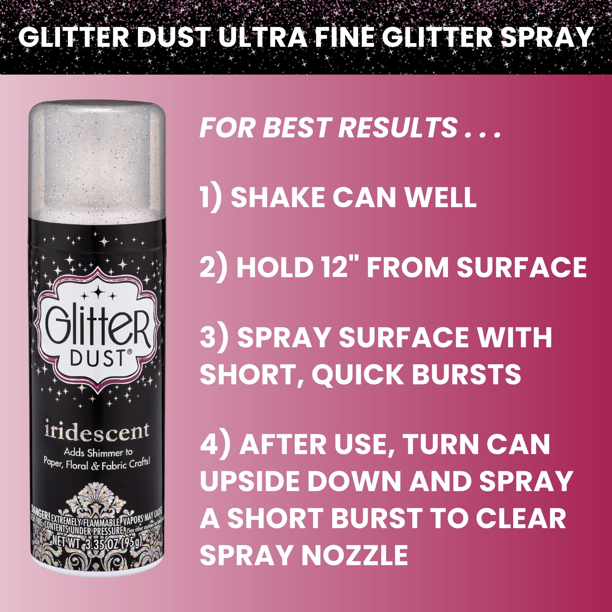 Therm O Web clear artist spray bottle for crafts