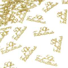 Glitter gold confetti 1.7 inch width pieces