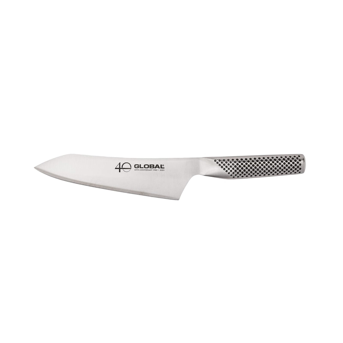 Global 40th Anniversary 7 inch Asian Chef Knife blade and handle