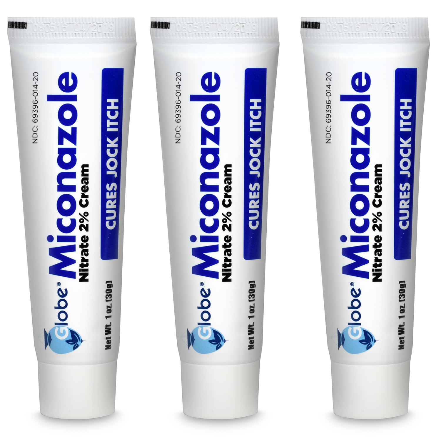 Globe Miconazole Nitrate 2% antifungal cream label