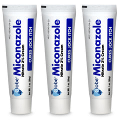 Globe Miconazole Nitrate 2% antifungal cream label