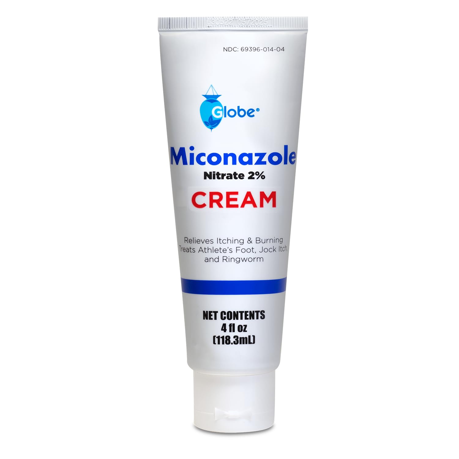 Globe Miconazole Nitrate 2% Cream 4 oz tube