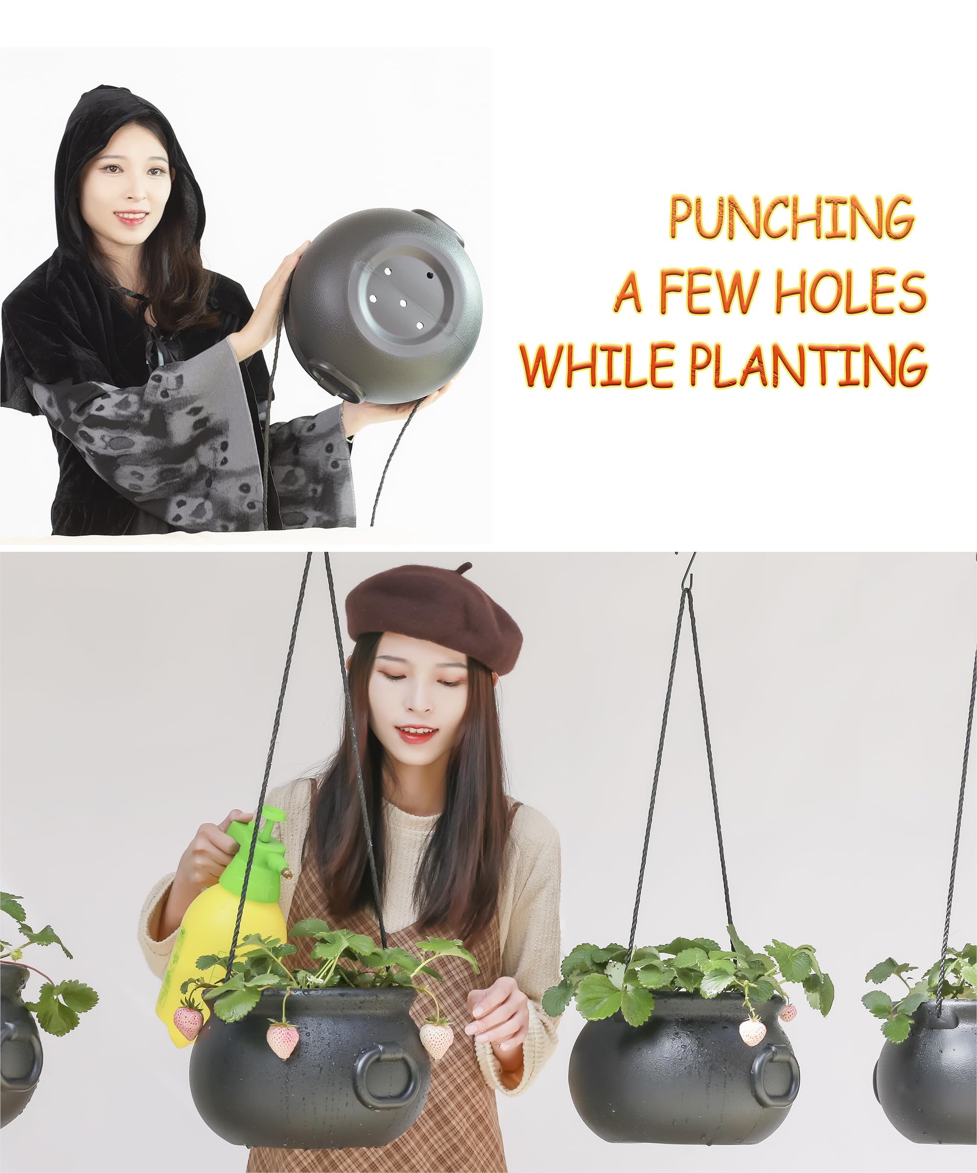 GLOCAMPING 2.8 inch witch cauldron image