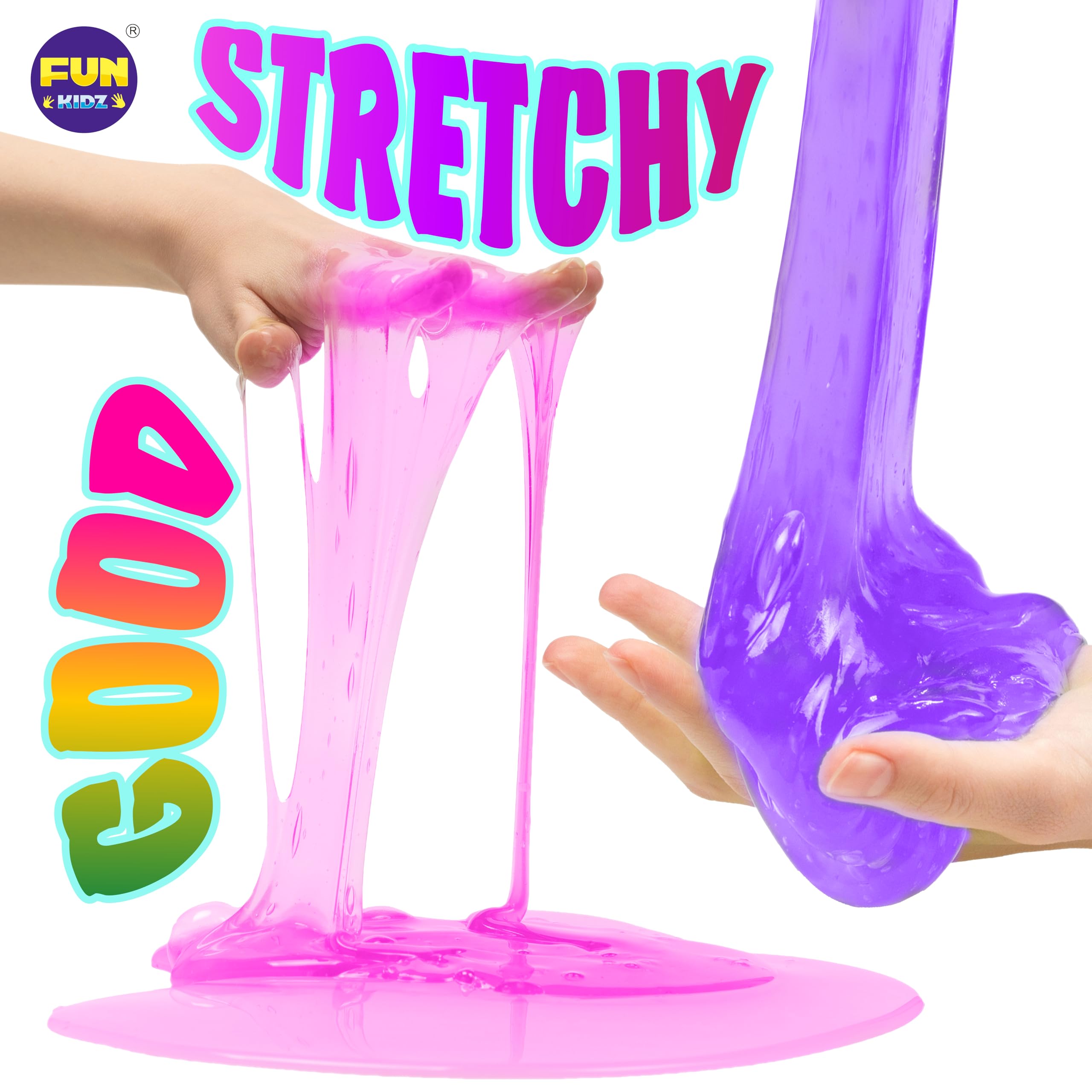 Glow in the dark slime option included in kit