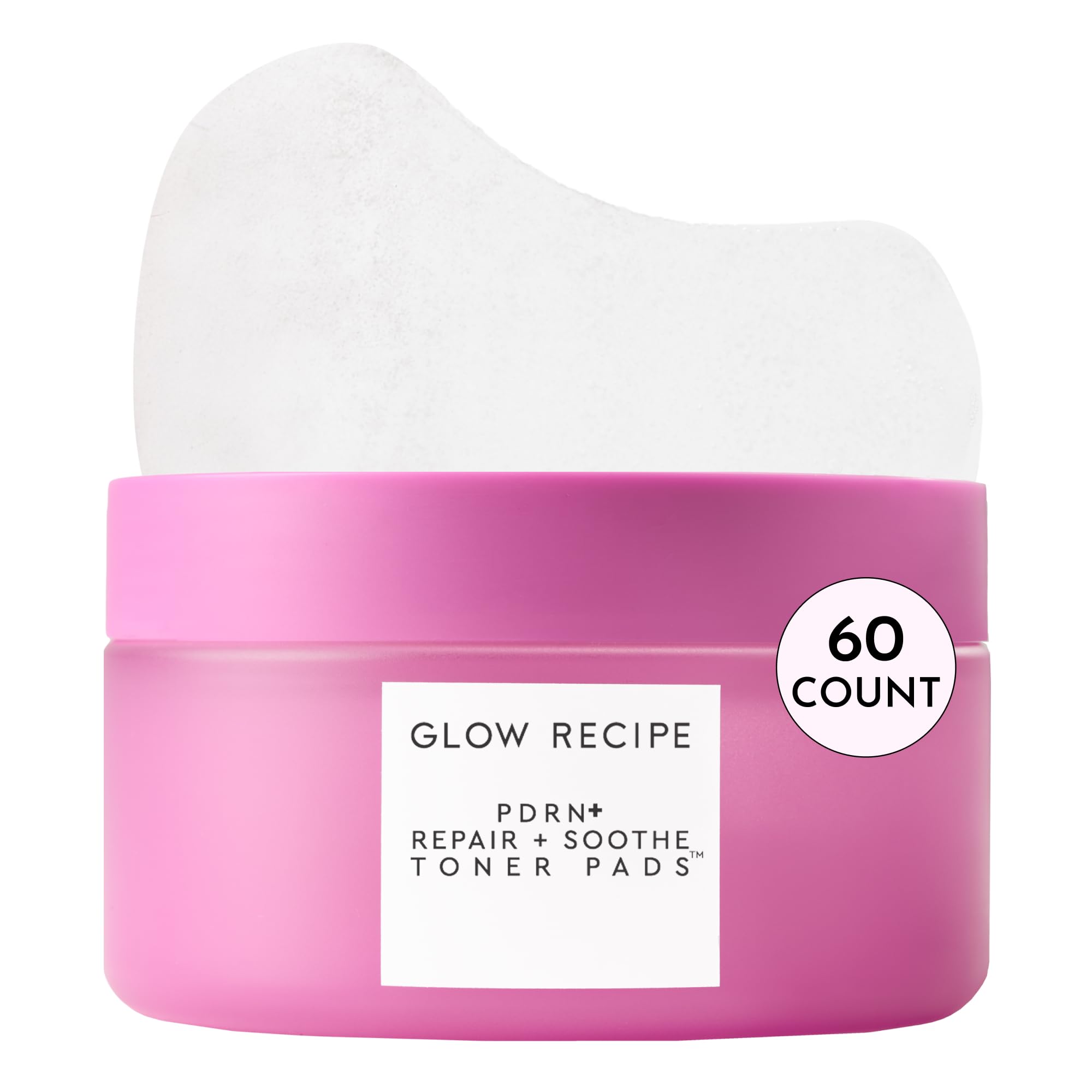 Glow Recipe PDRN Repair Toner Pads 60 Face Pads packaging