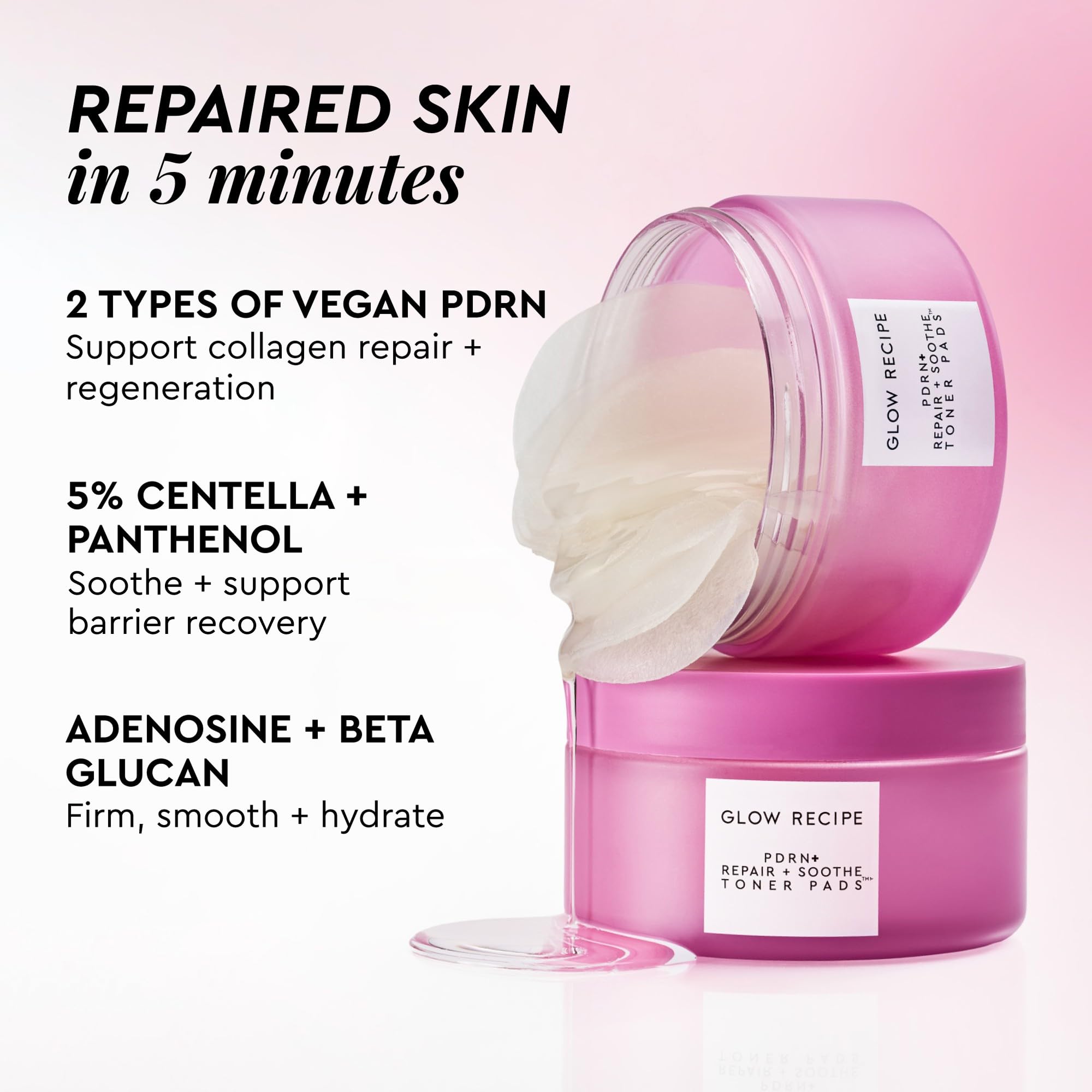 Glow Recipe PDRN Repair Toner Pads prickly pear detail