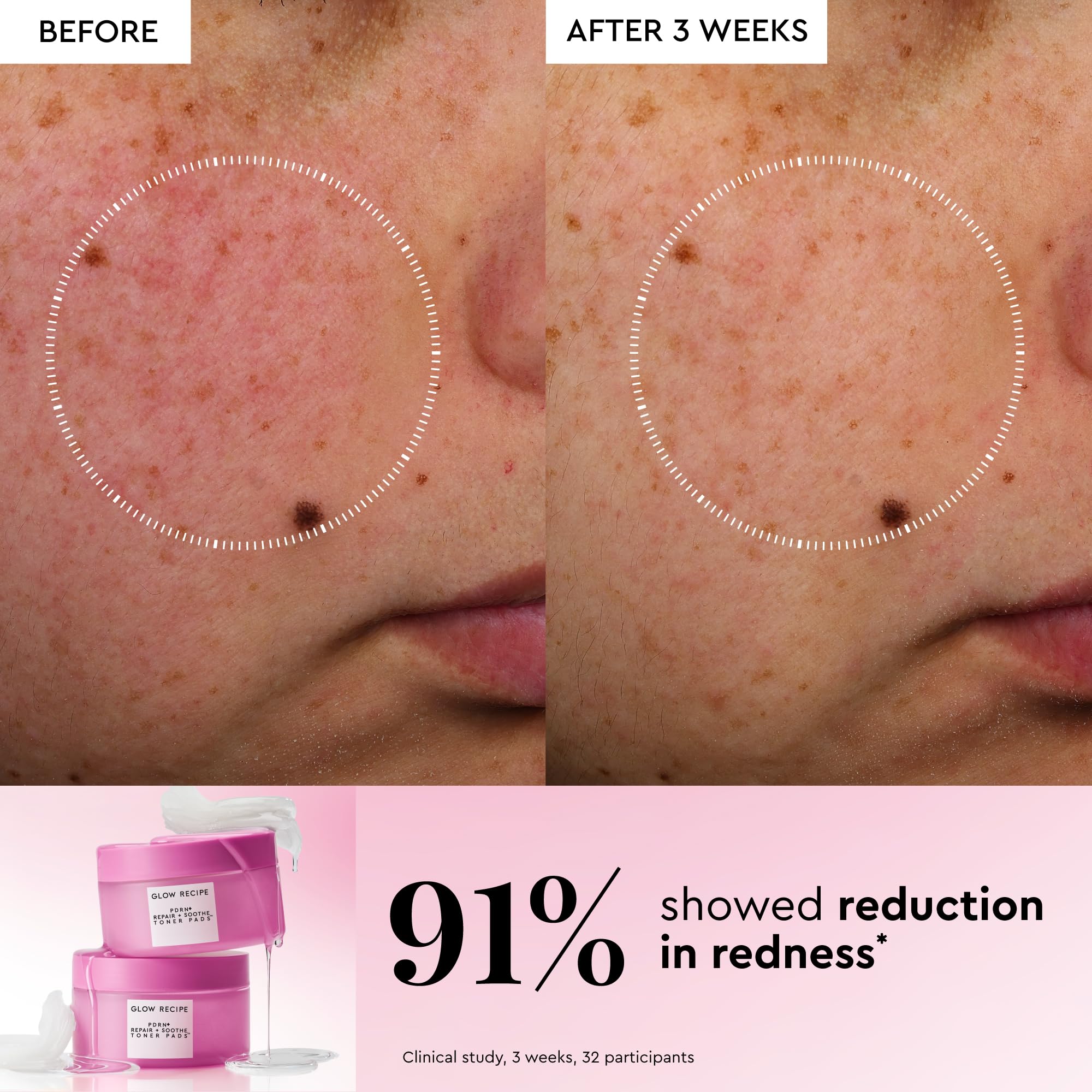 Glow Recipe White Rice PDRN Toner Pads product box