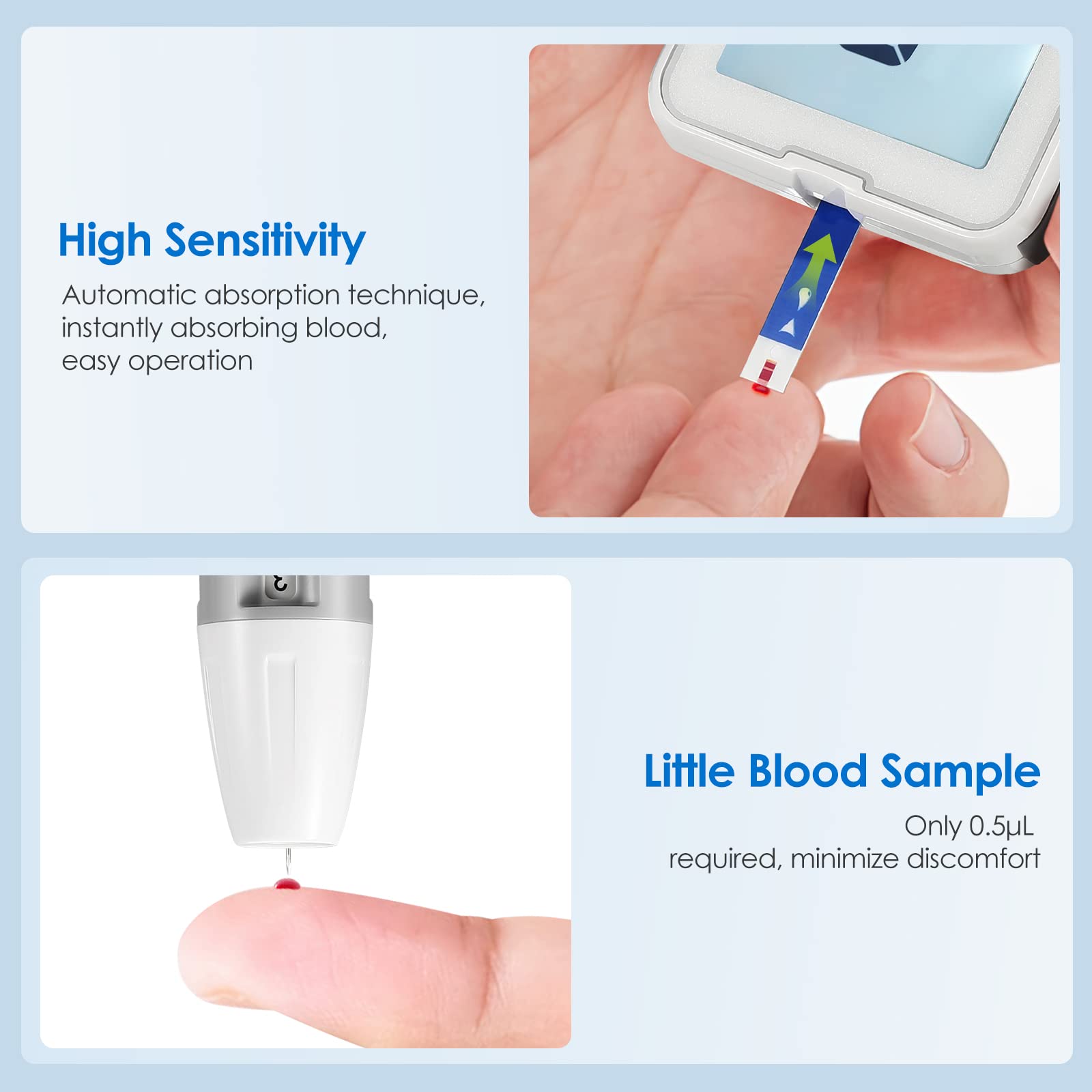 G-425-2 test strips with user manual