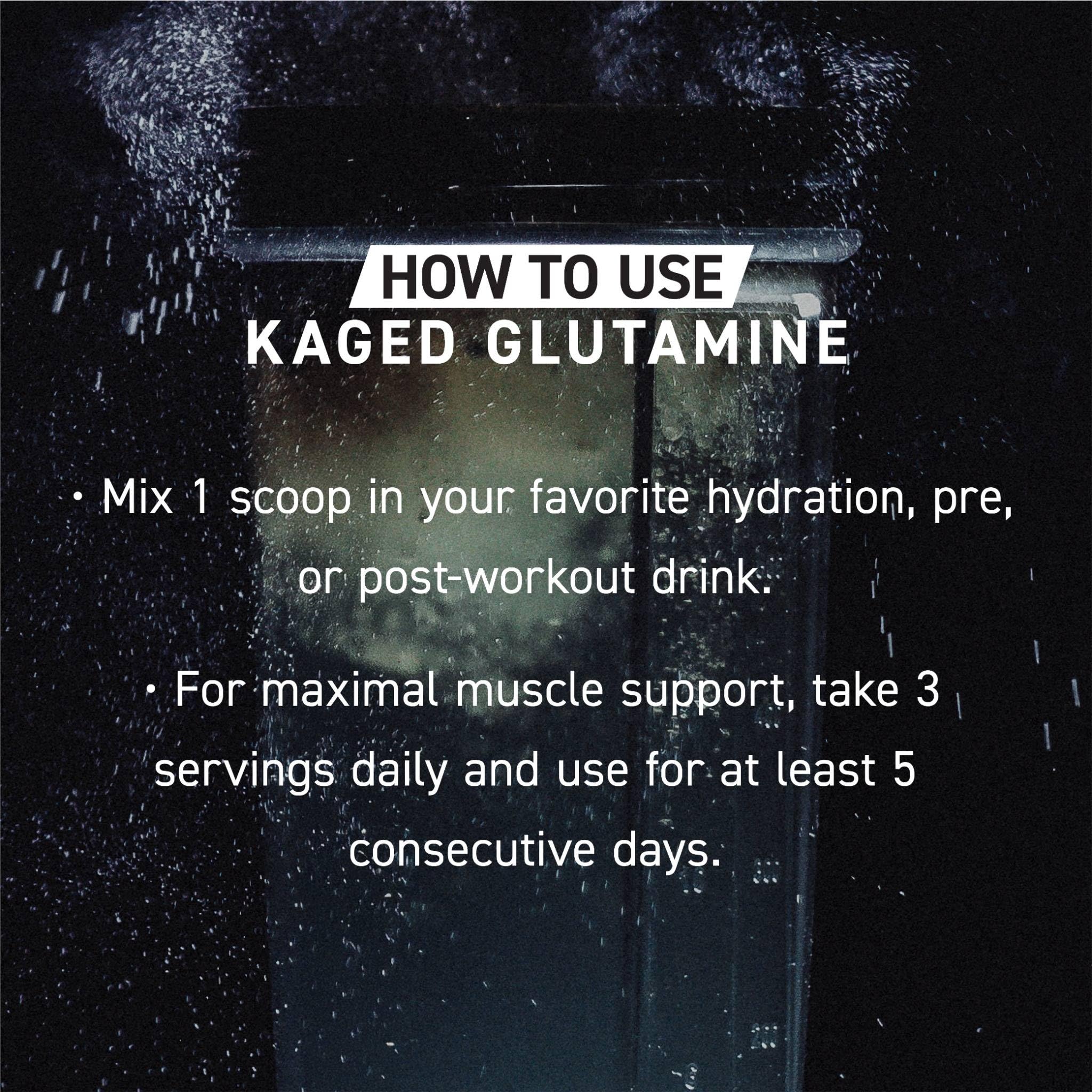 Third-party tested glutamine supplement with no artificial flavors