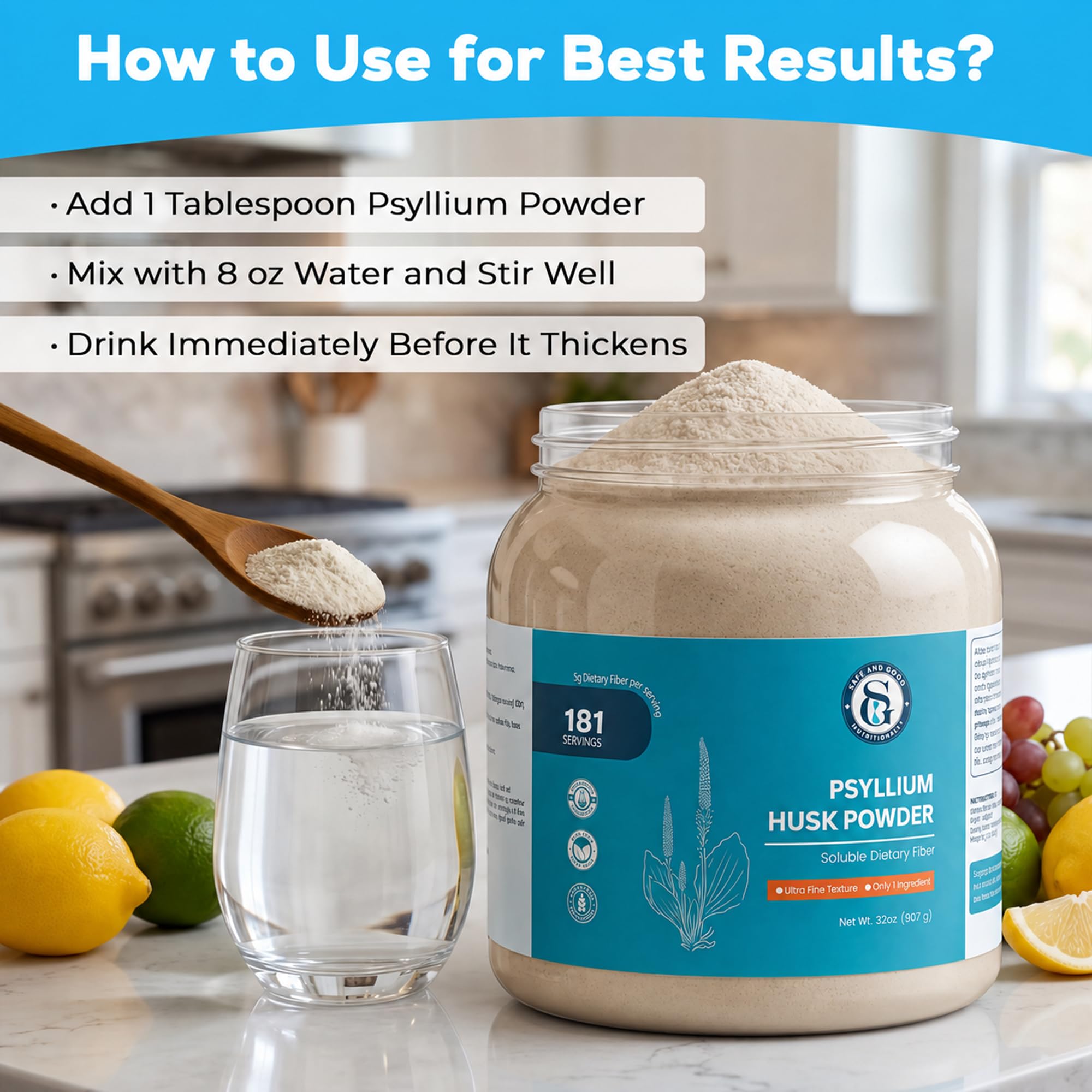 Psyllium husk powder keto baking use