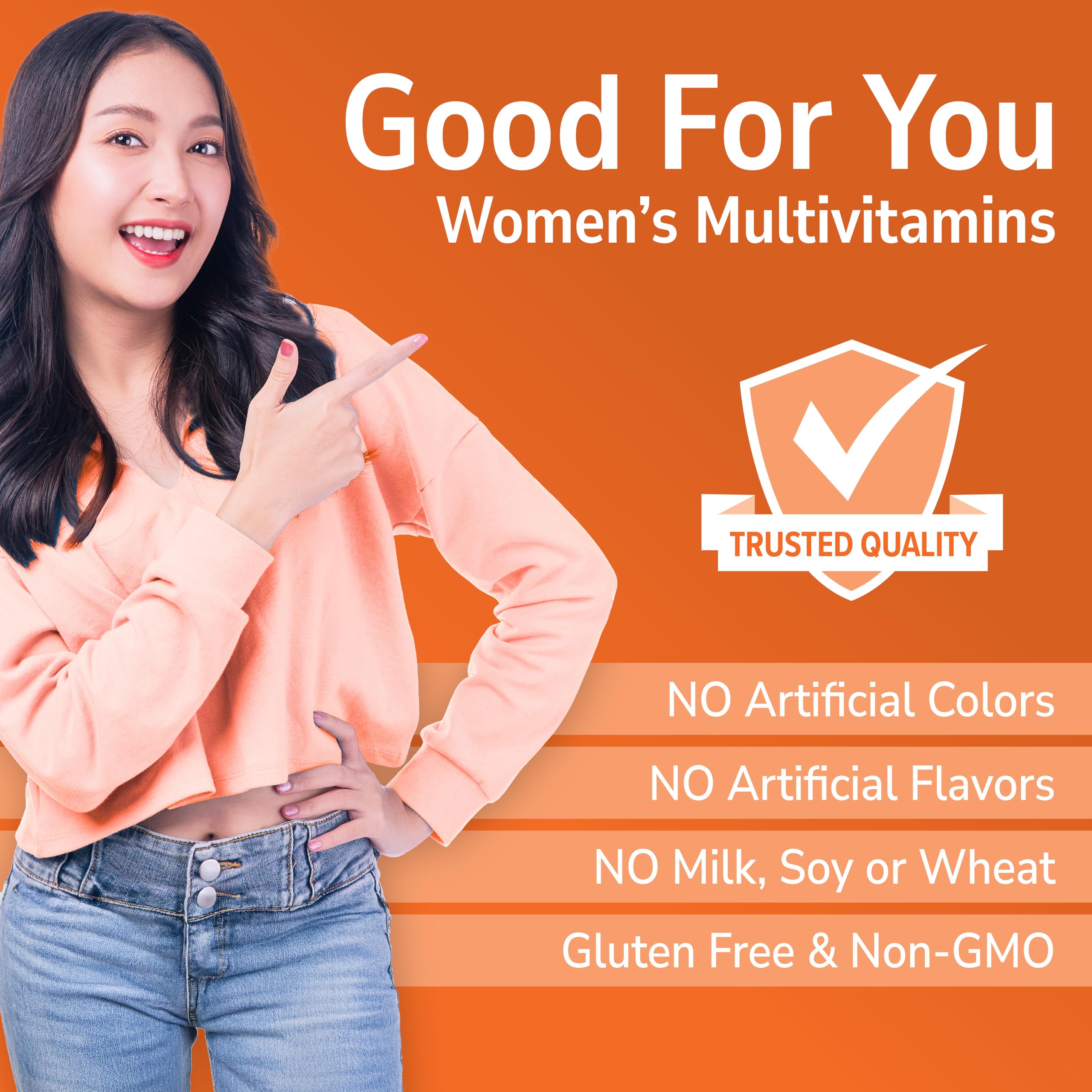 Multivitamin/mineral supplement for women packaging