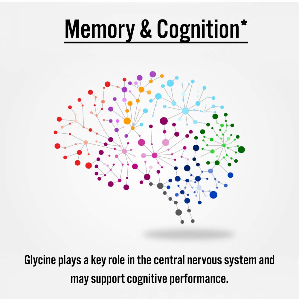 Glycine powder cognitive health support notes