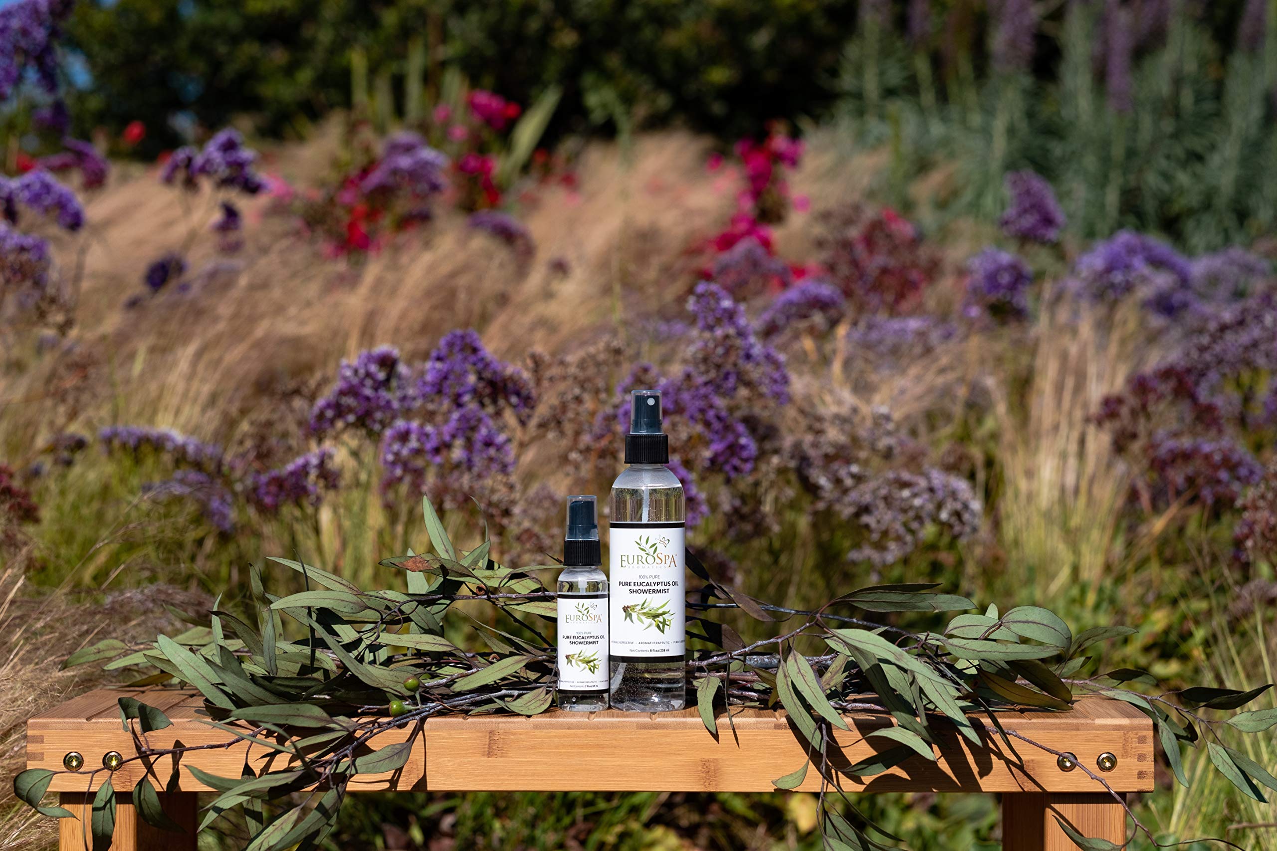 Invigorating eucalyptus aroma for home spa session