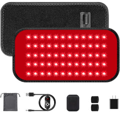 GMOWNW red light therapy pad with 660nm red and 850nm infrared LEDs