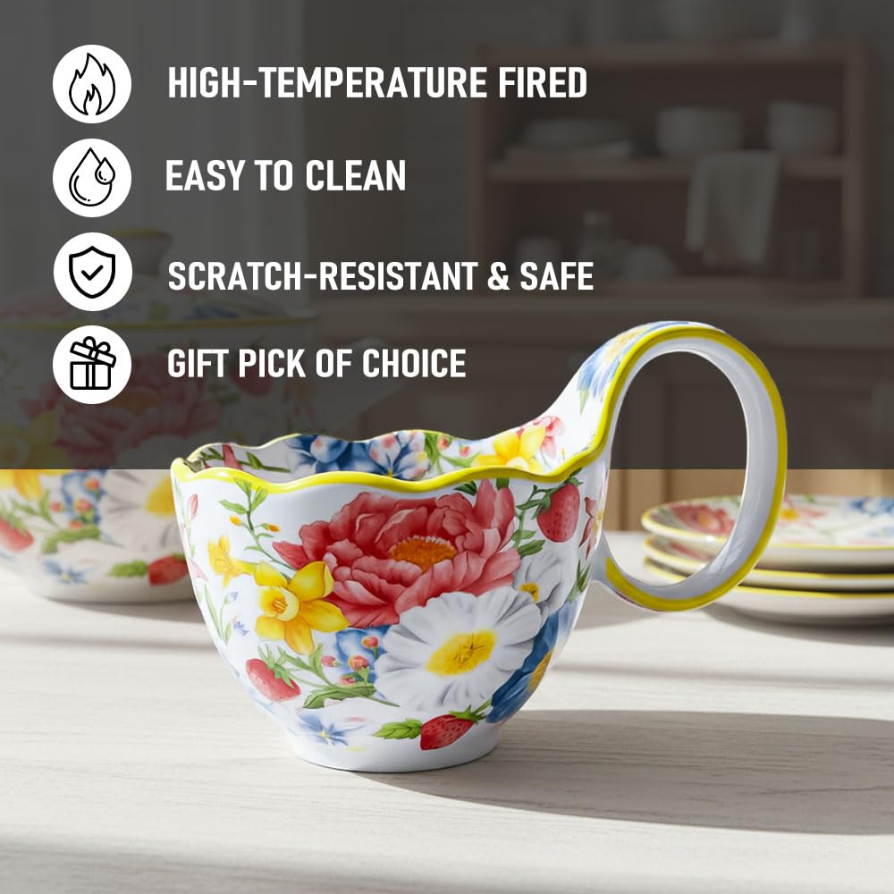 Microwave and dishwasher compatible Gnlnkn bowl