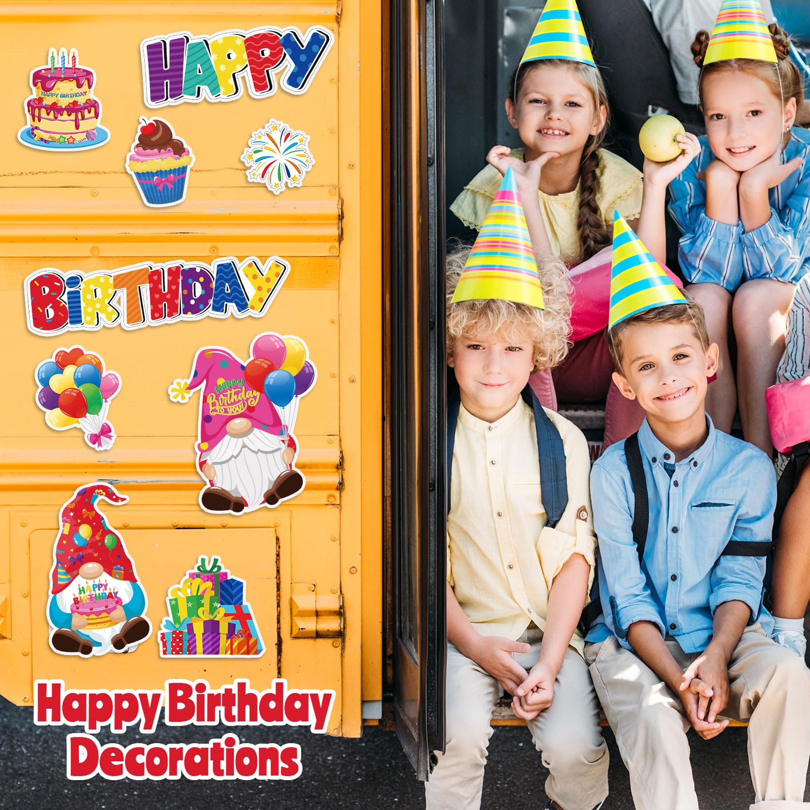 Waterproof easy to clean birthday magnets with honeycomb surface