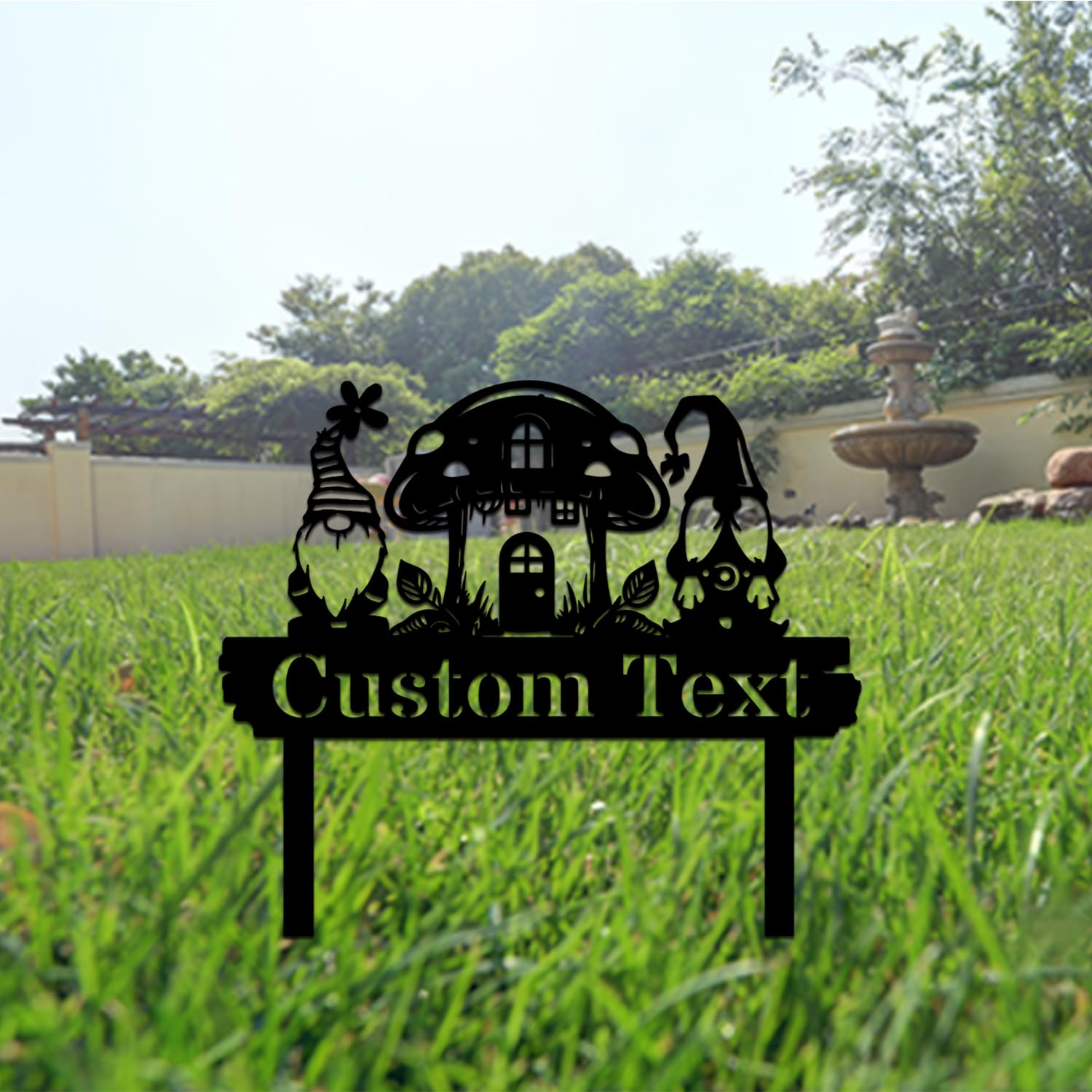 Wedding and housewarming gift sign for garden decor