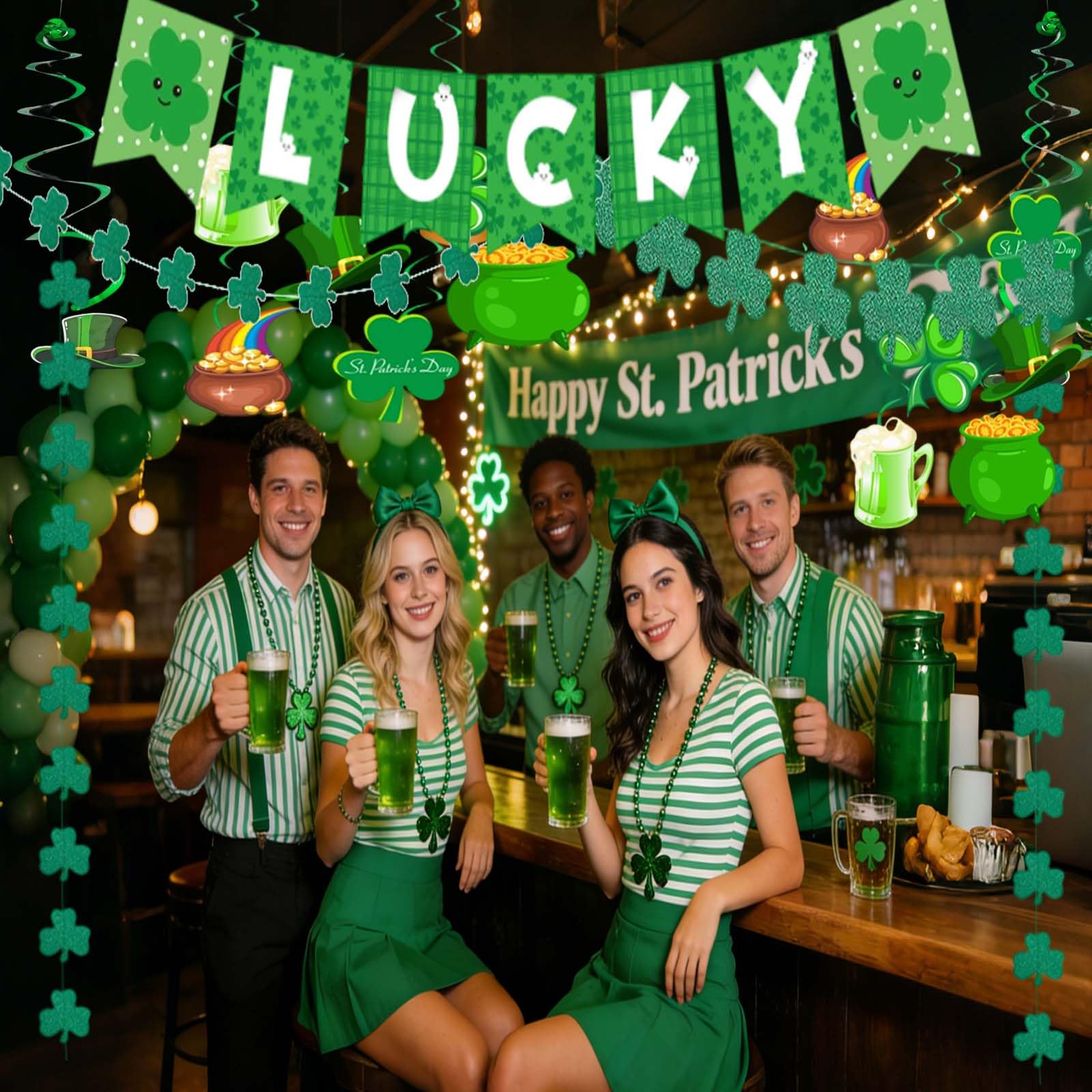 Shamrock lucky symbols Go Ho banner image