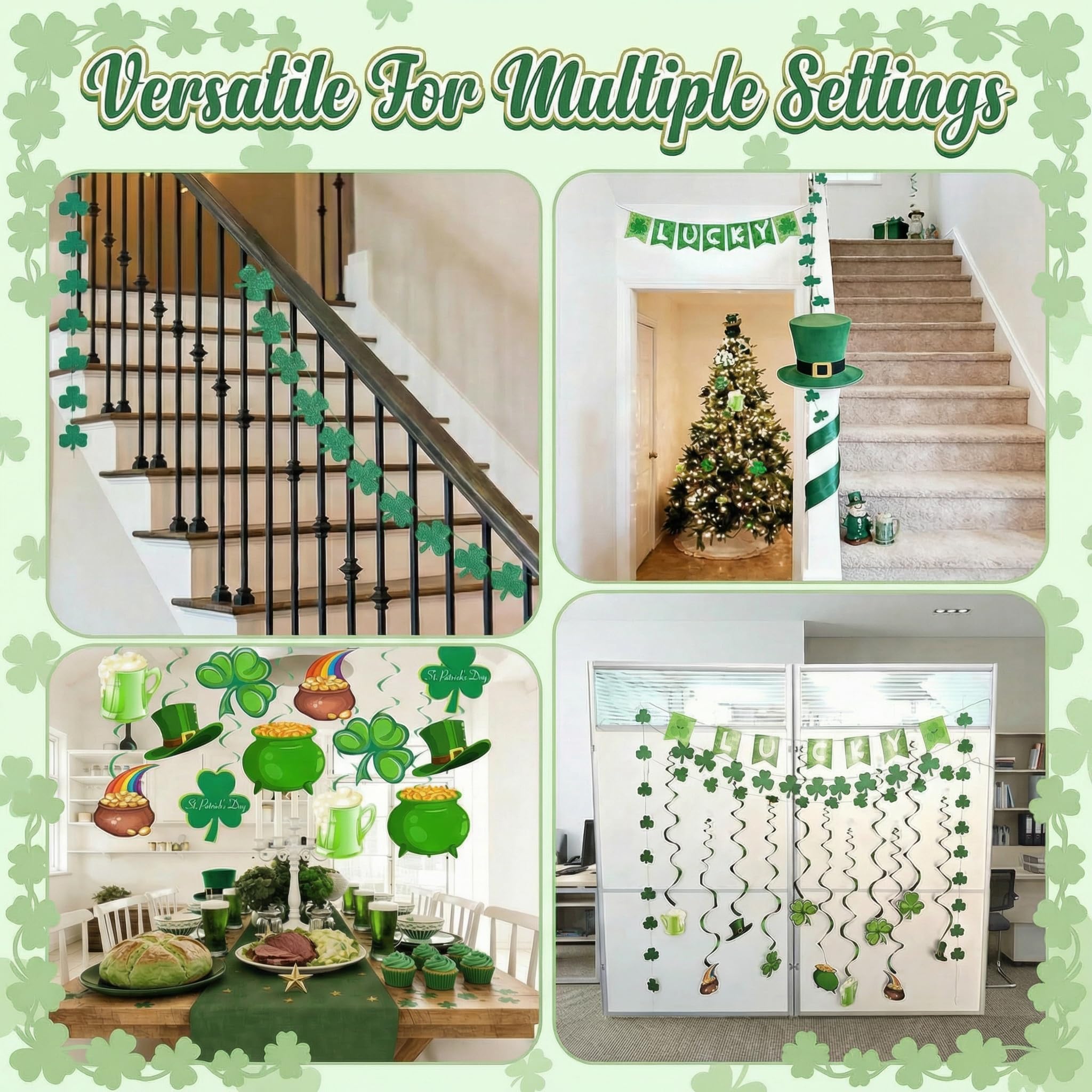Go Ho St Patricks Day party decor box