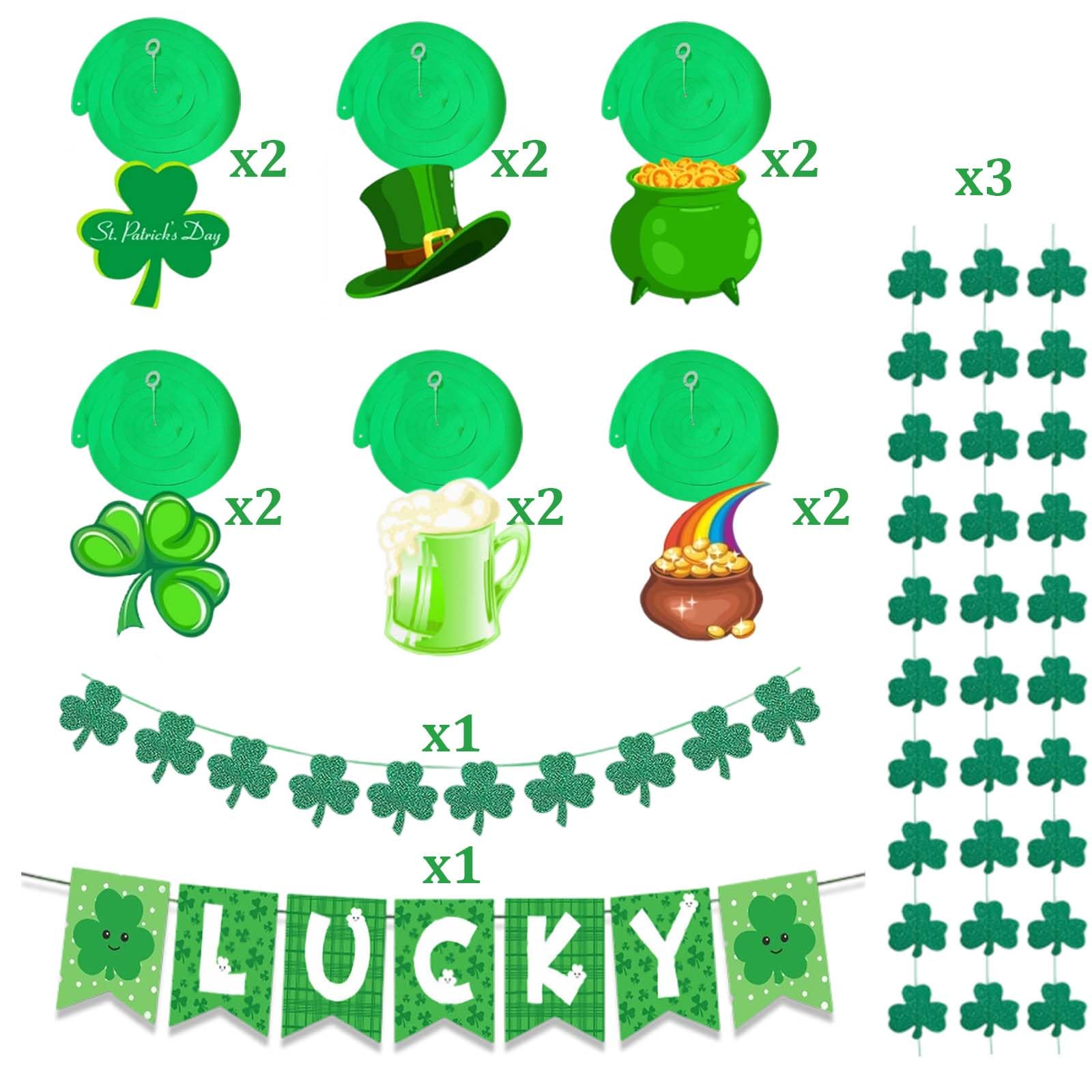 St Patricks Day decorations wall display Go Ho
