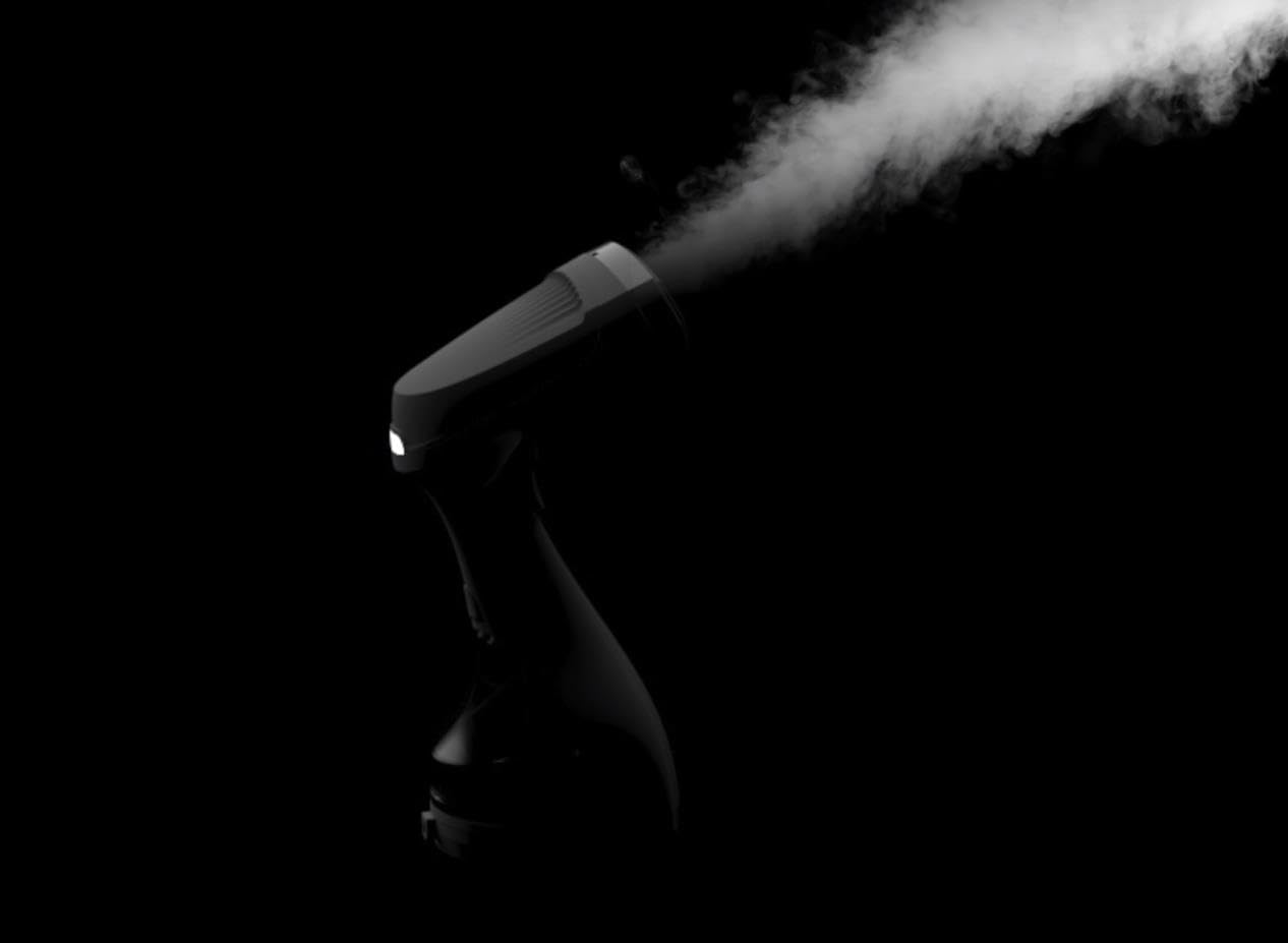 GOALPHA Travel Garment Steamer wrinkle removal demonstration