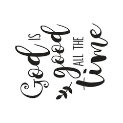 God is Good All the Time Wall Decal product image