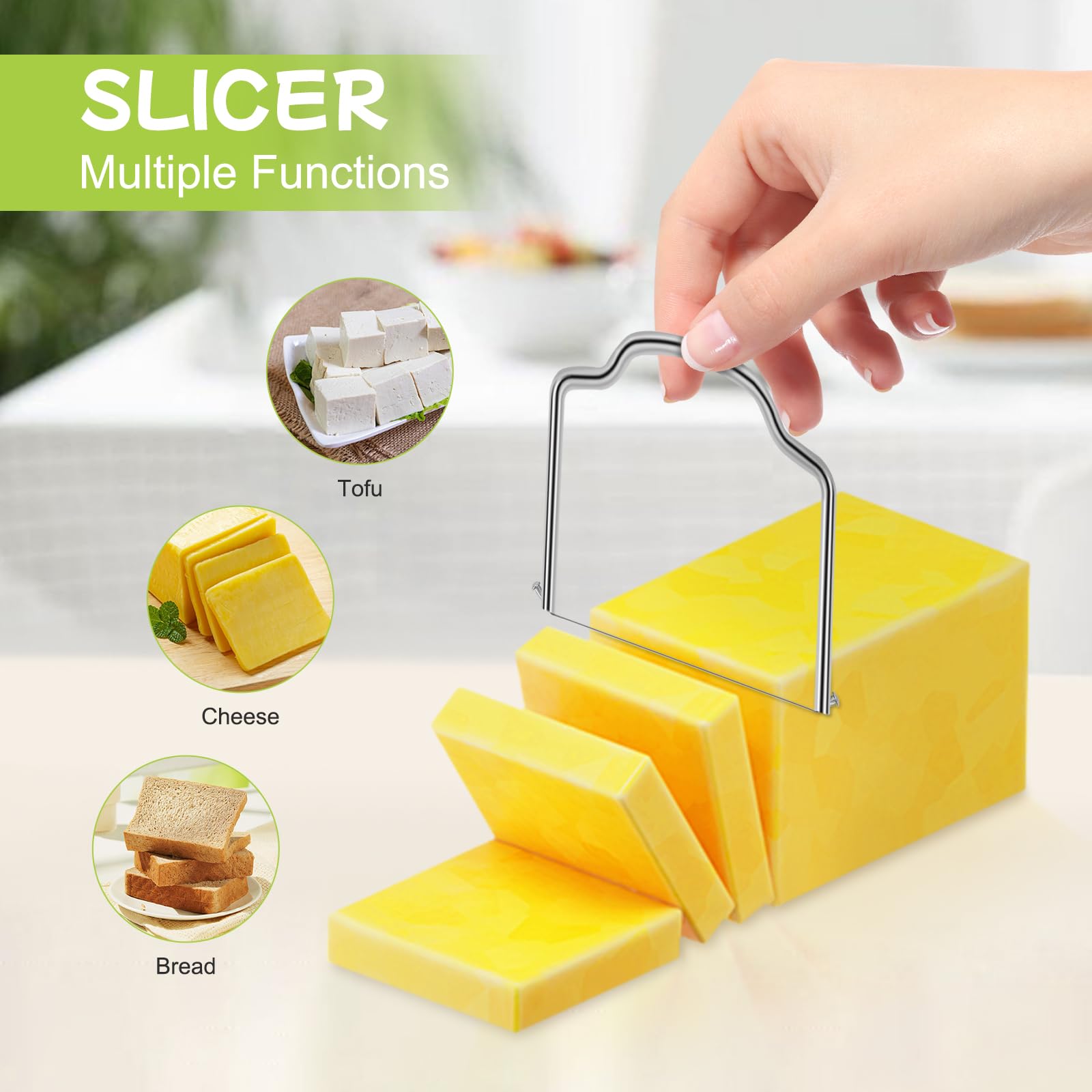 Goeveo stainless steel cheese knives for charcuterie