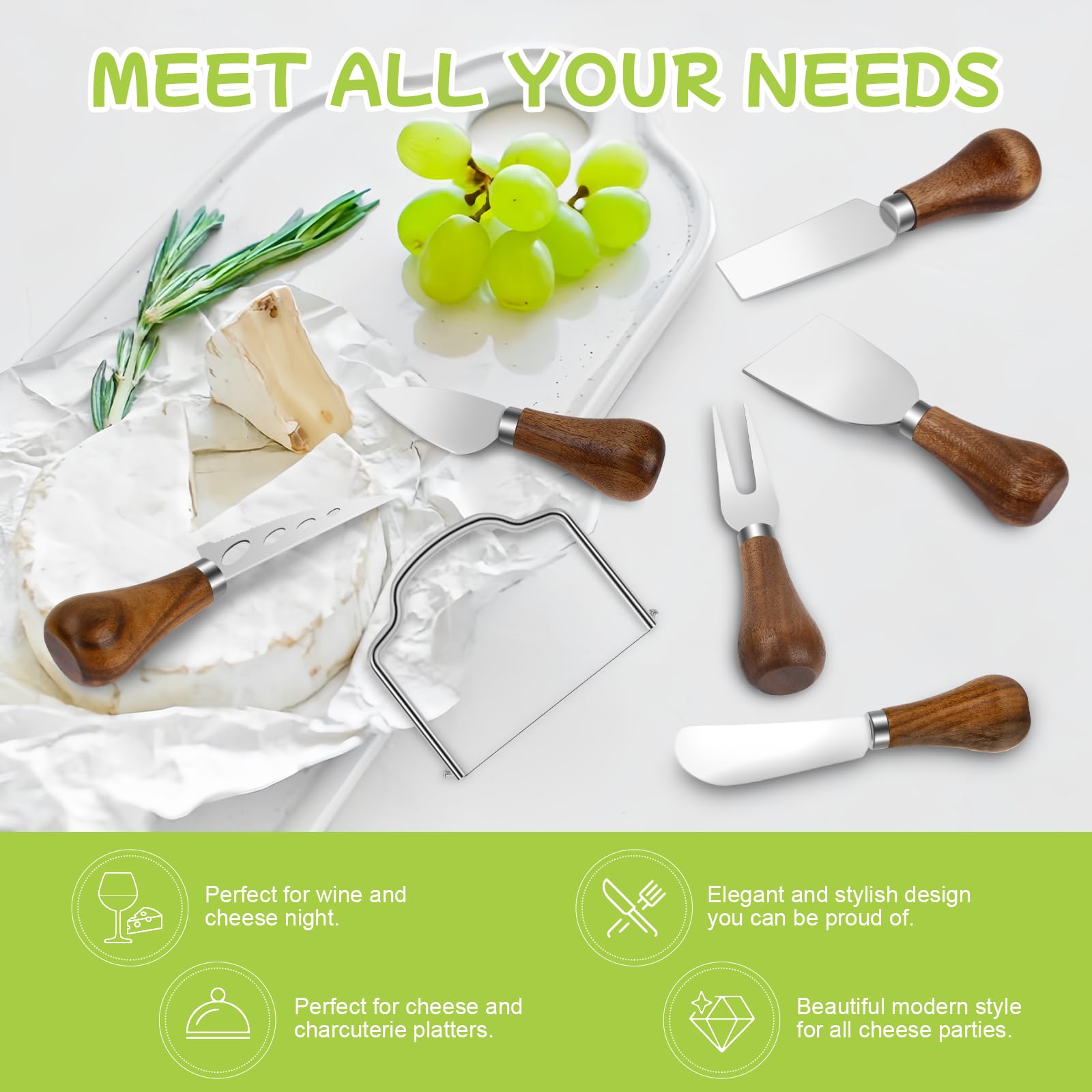 Cheese spreading knife in Goeveo cheese knife set
