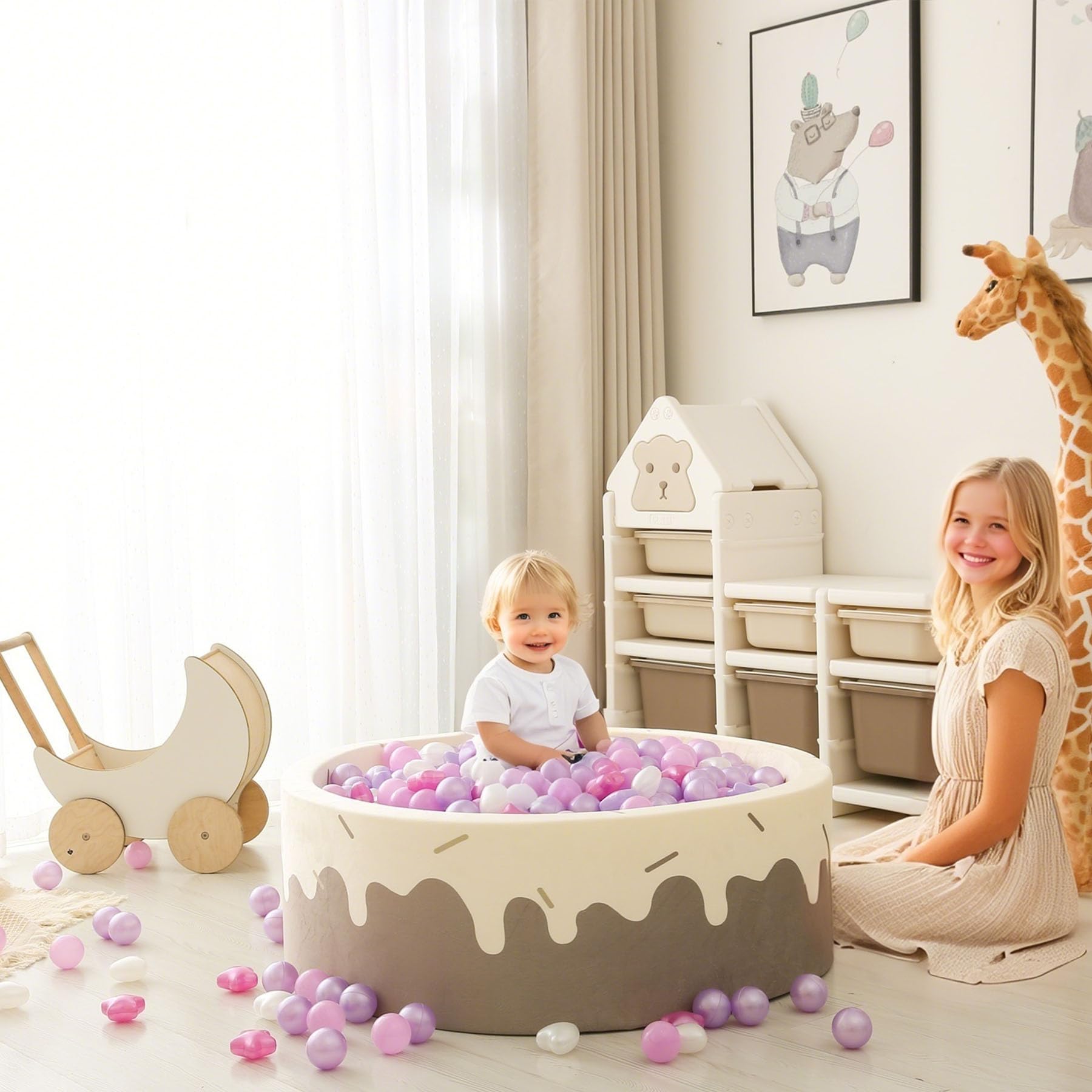 Phthalate-free BPA-free non-toxic ball pit balls