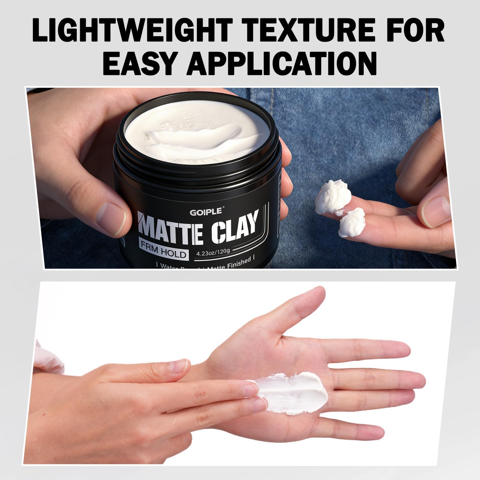 Goiple water-based clay for easy rinse