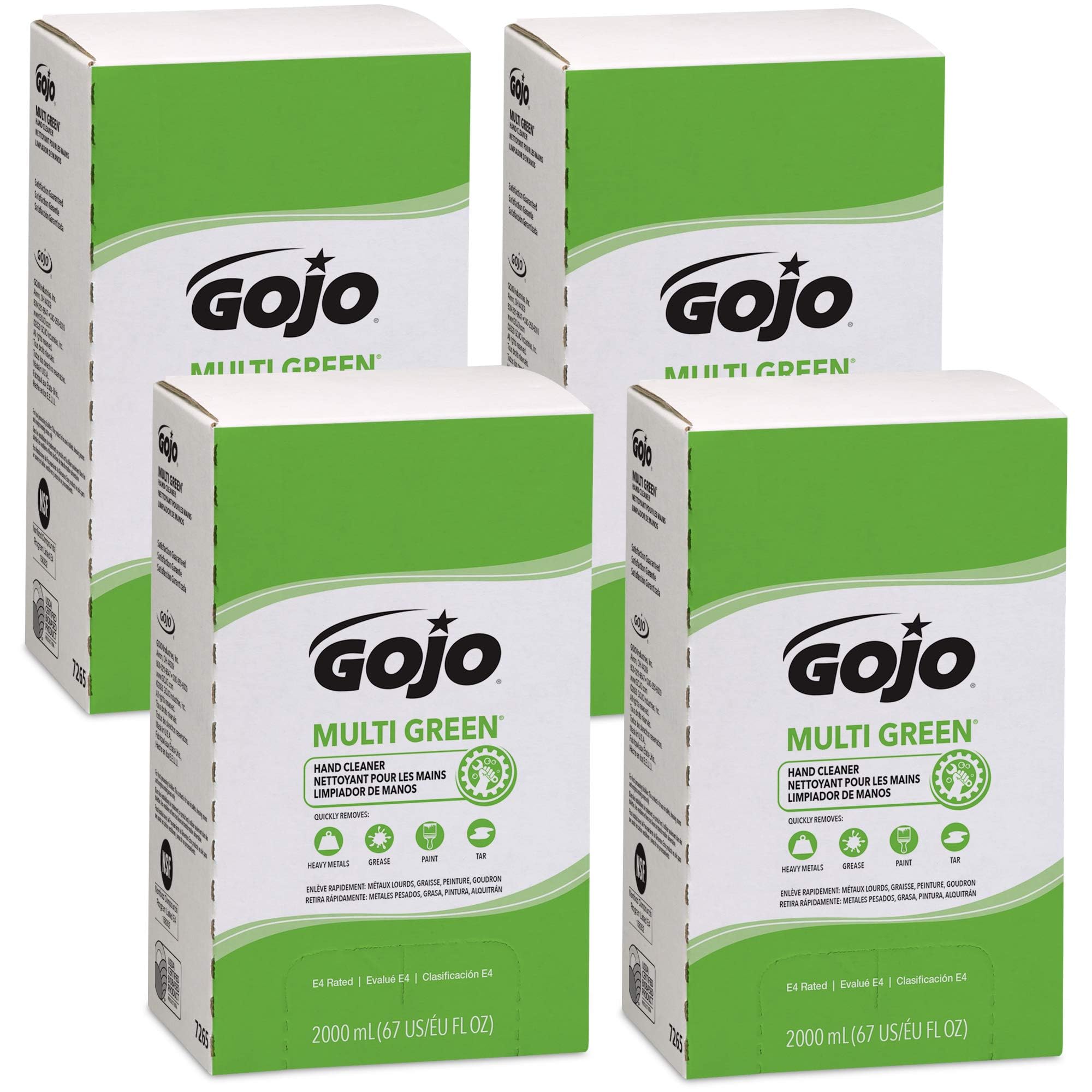 Gojo PRO TDX MULTI GREEN Hand Cleaner Refill 2000 mL bottle 4 count