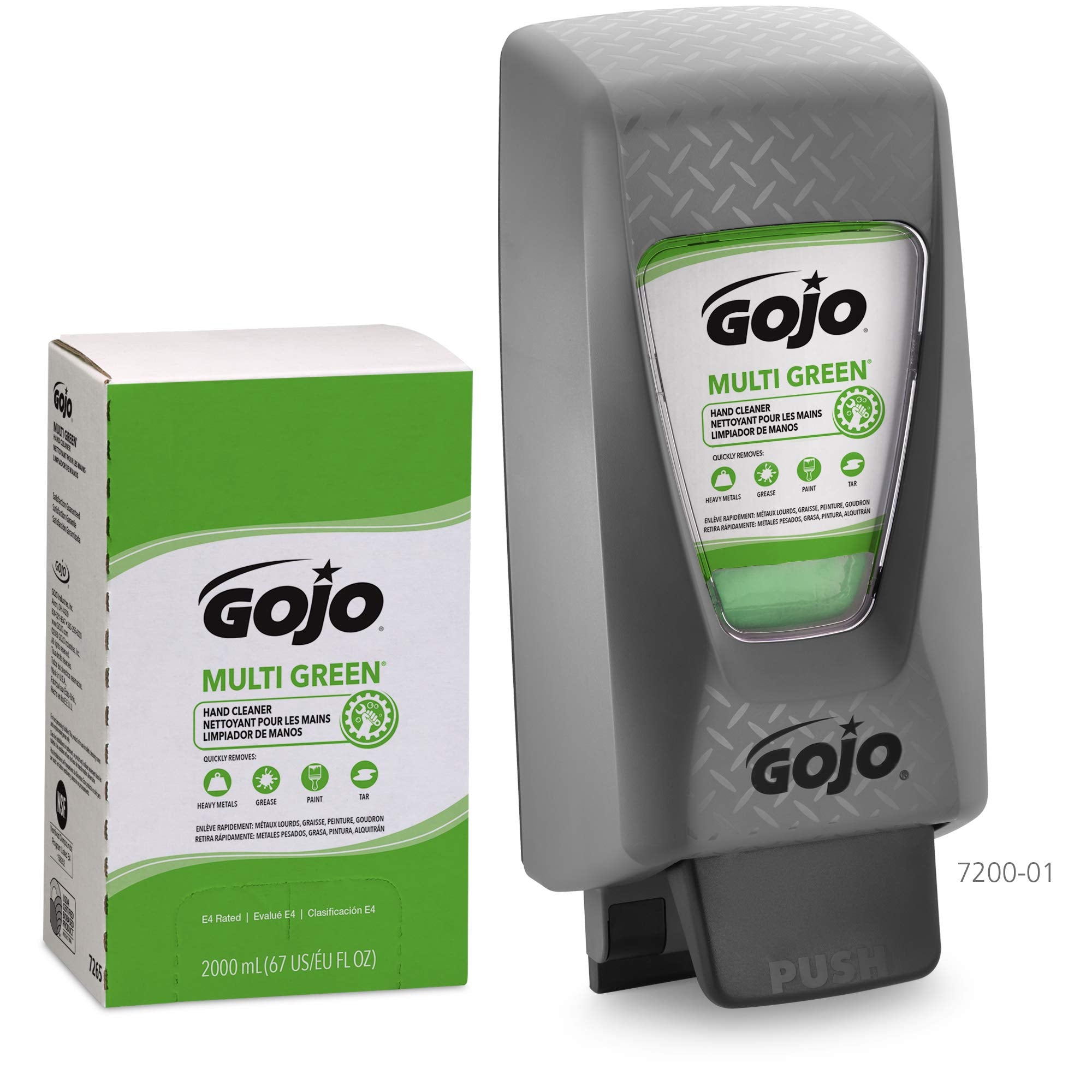 Sanitary sealed GOJO Pro TDX Multi Green refill 2000 mL