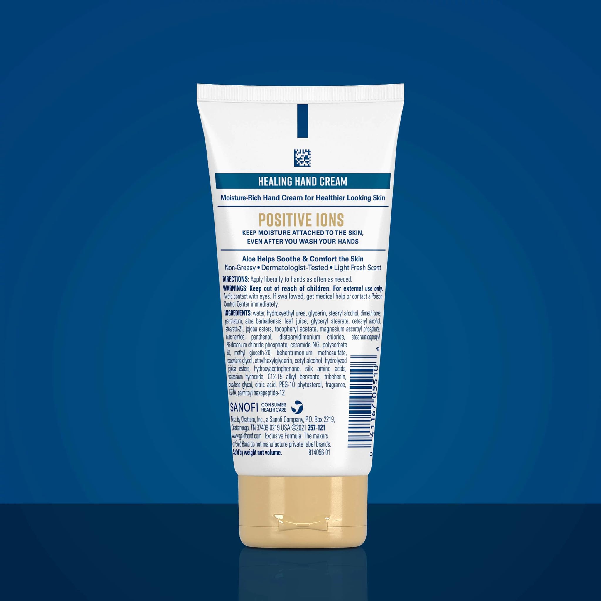 Pack of six 3 oz Gold Bond Healing Hand Cream bottles