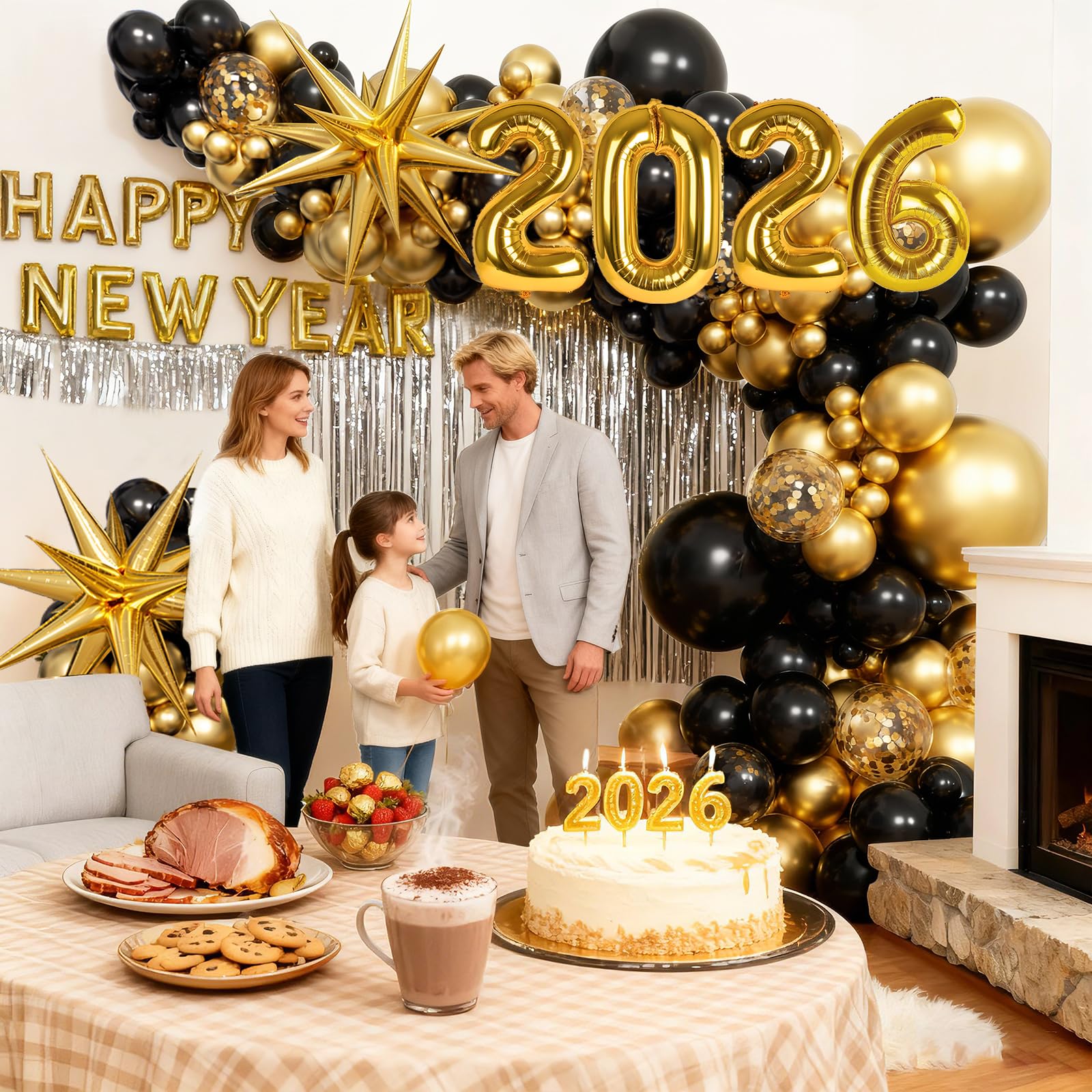 Gold confetti balloons 12inch included in 2026 kit