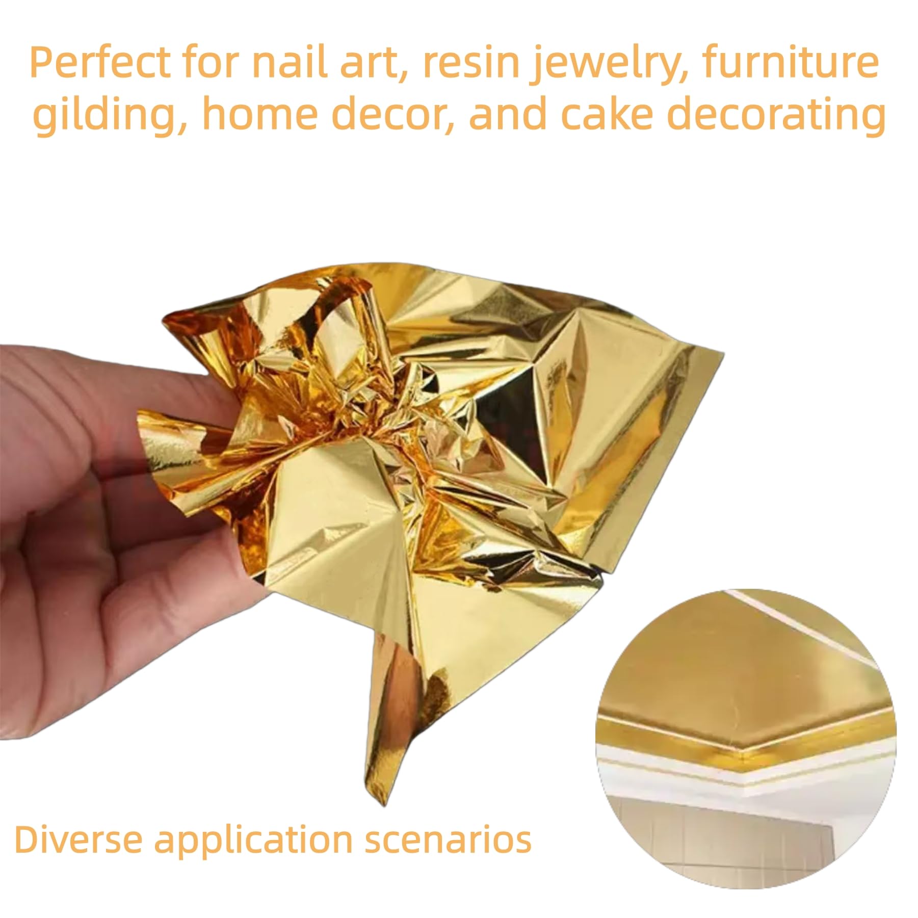 gold leaf sheets 8x8cm size sheet set