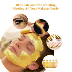 gold leaf sheets for cake decorating and food surface decoration