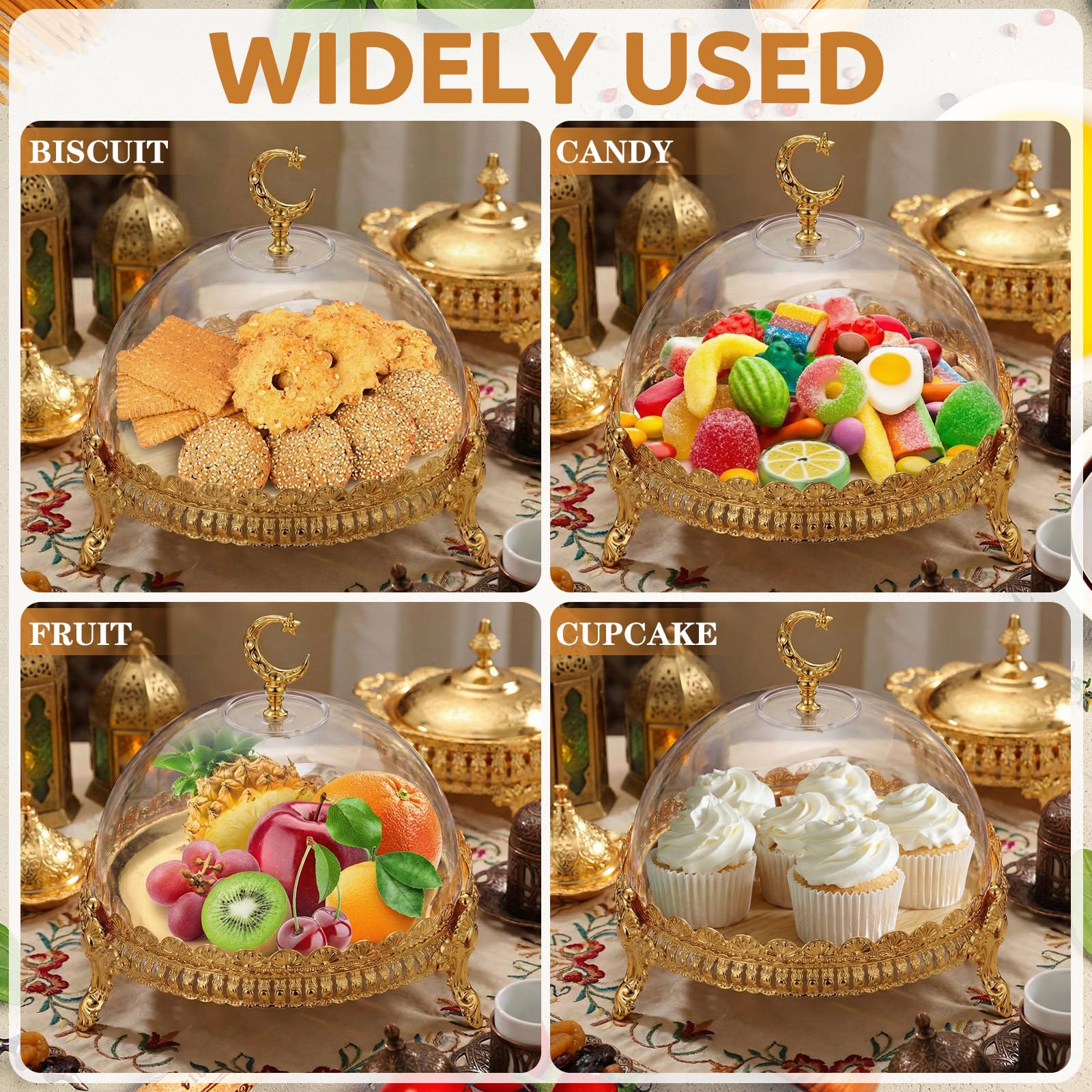 Ramadan Tray diameter 8.8 inches for cake or dates
