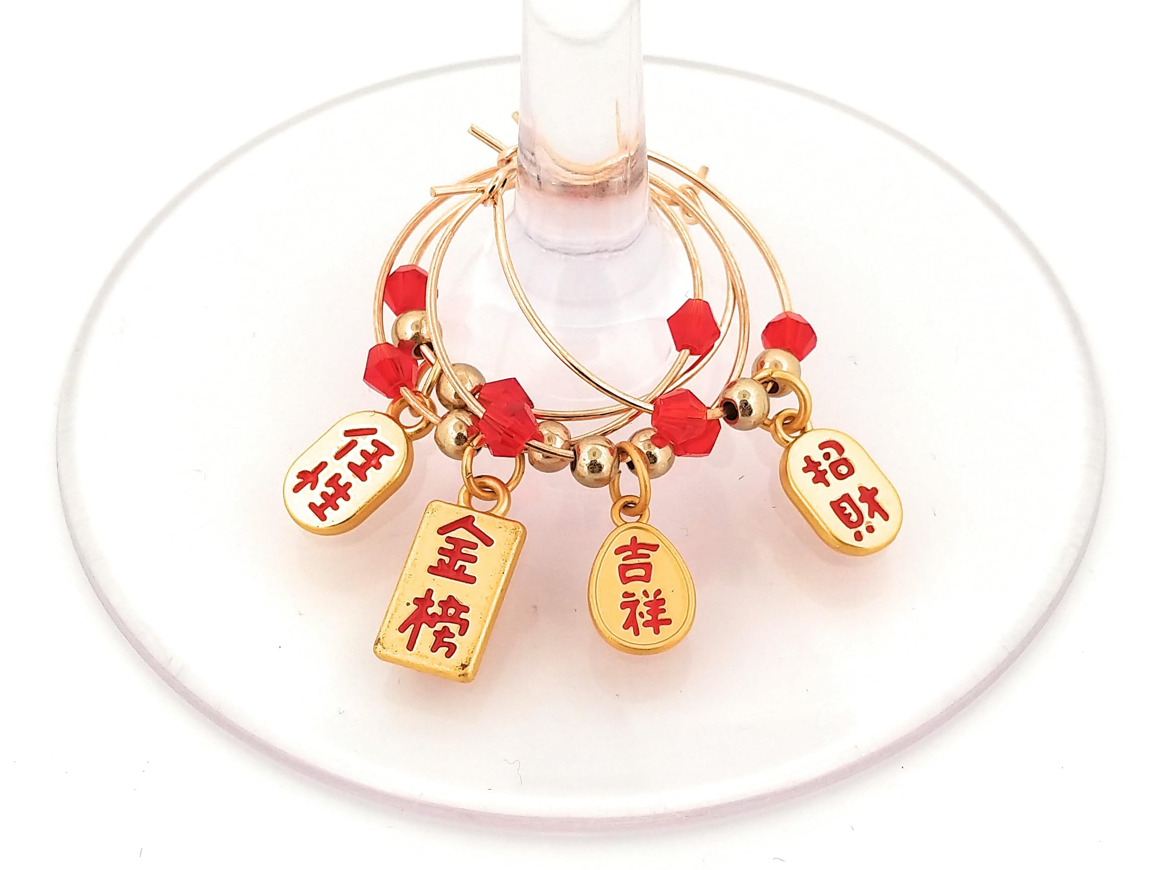 Chinese New Year wine charms for celebrations