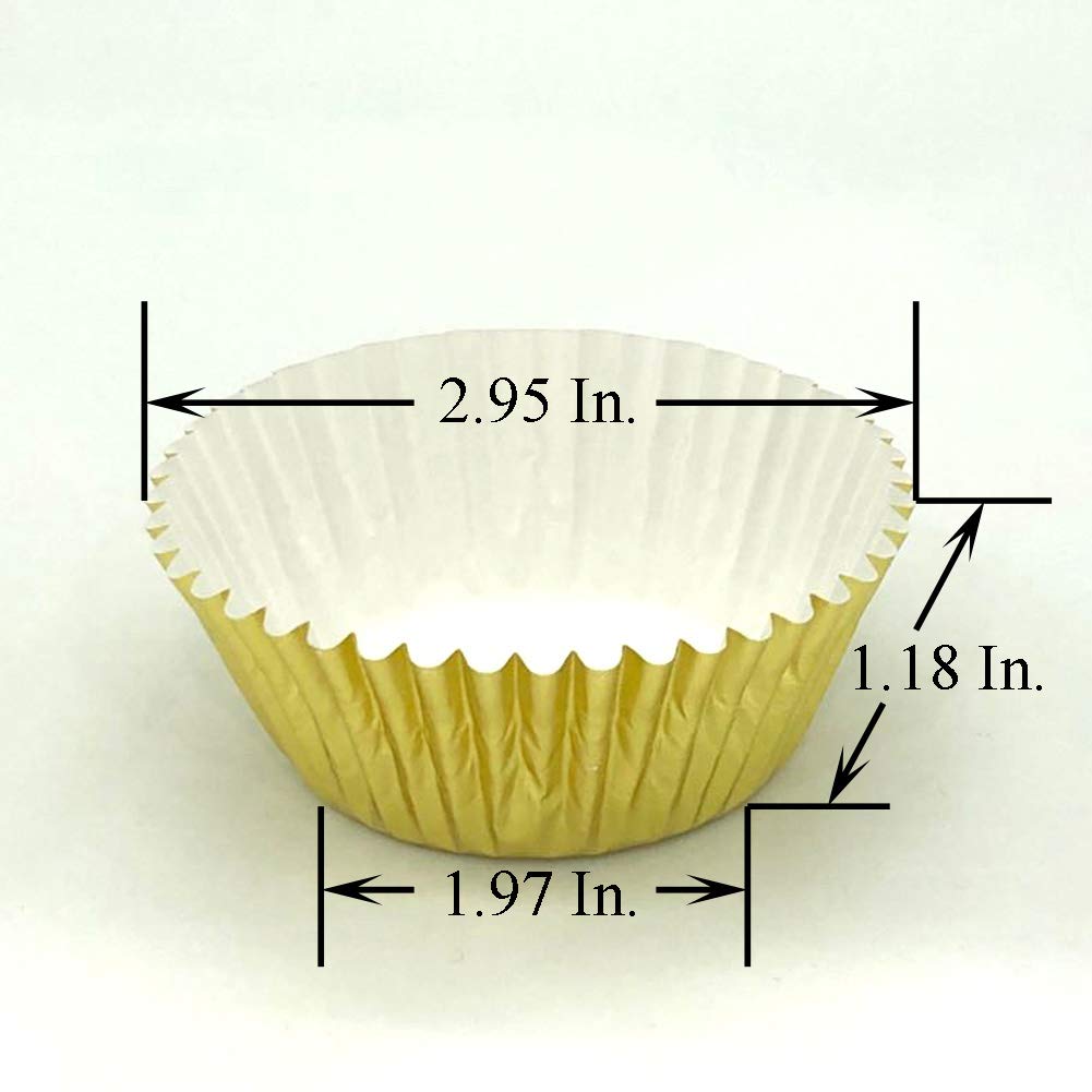 Standard 2 inch baking cups for cupcakes