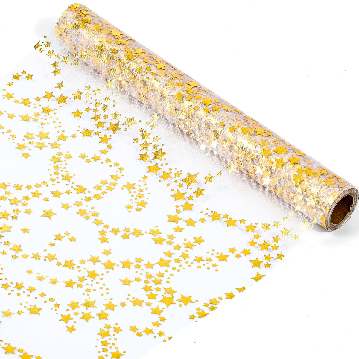 Gold Star Table Runner 11 inch wide by 16 ft long