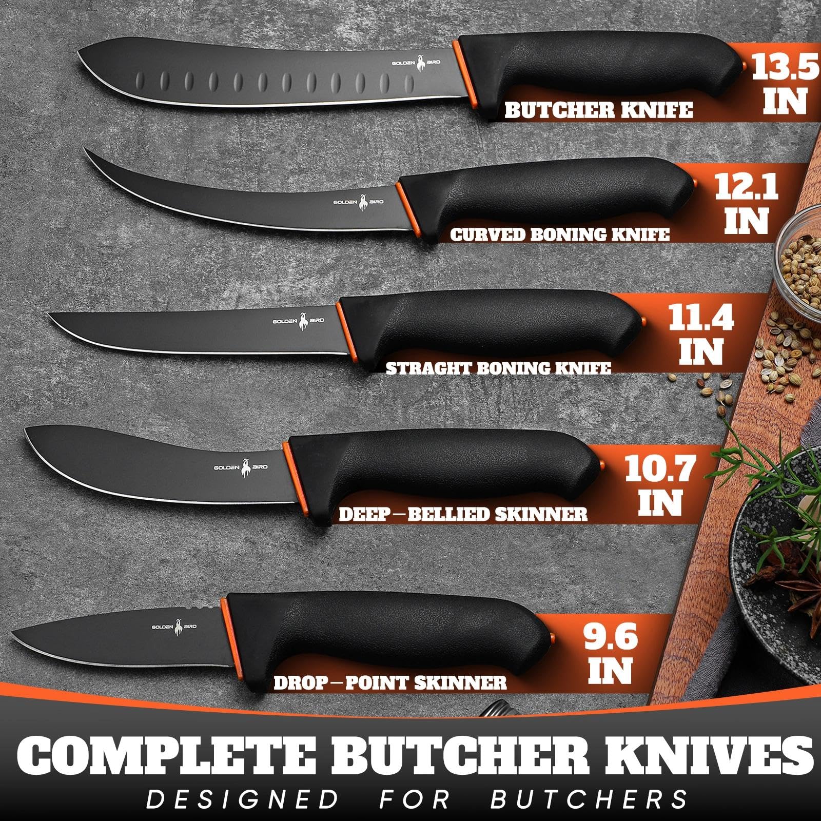 Golden Bird blades made with German stainless steel